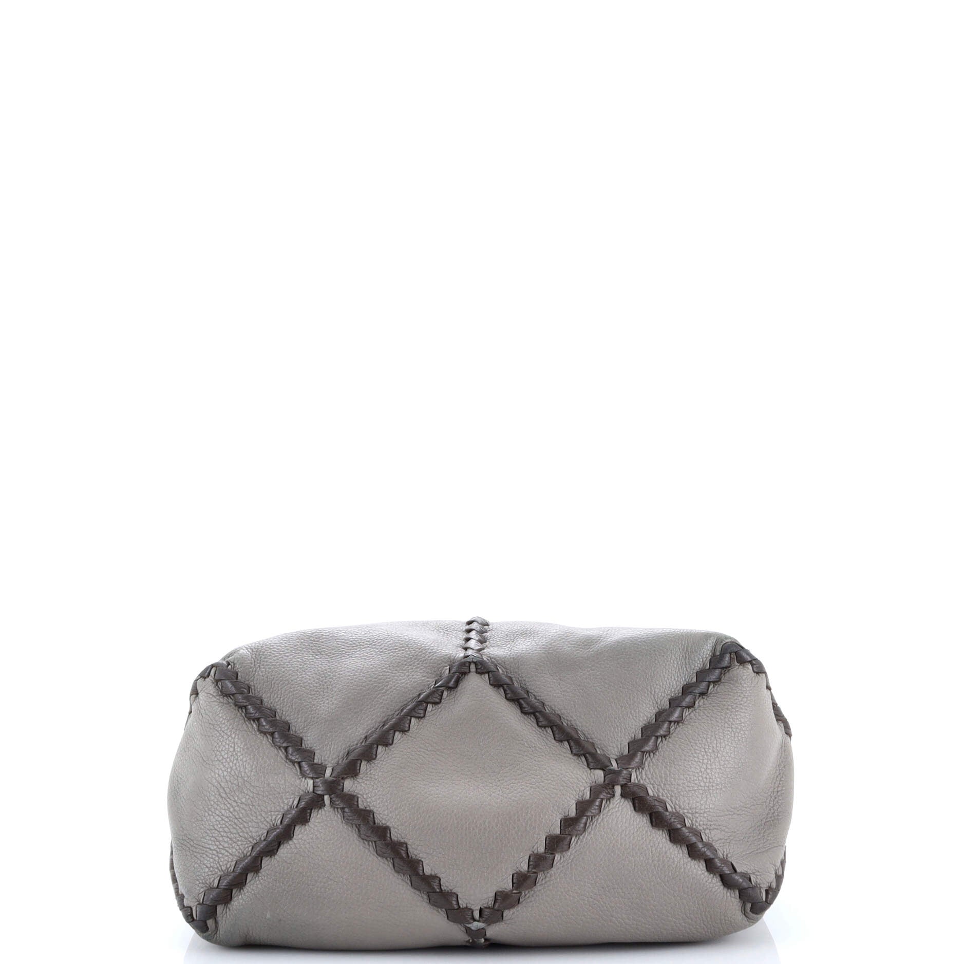 Open Hobo Cervo with Intrecciato Detail Medium