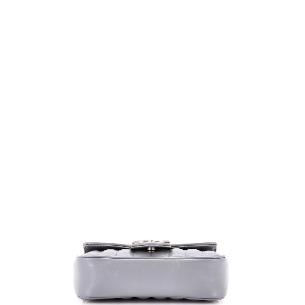 GG Marmont Flap Bag Mixed Matelasse Leather Super Mini