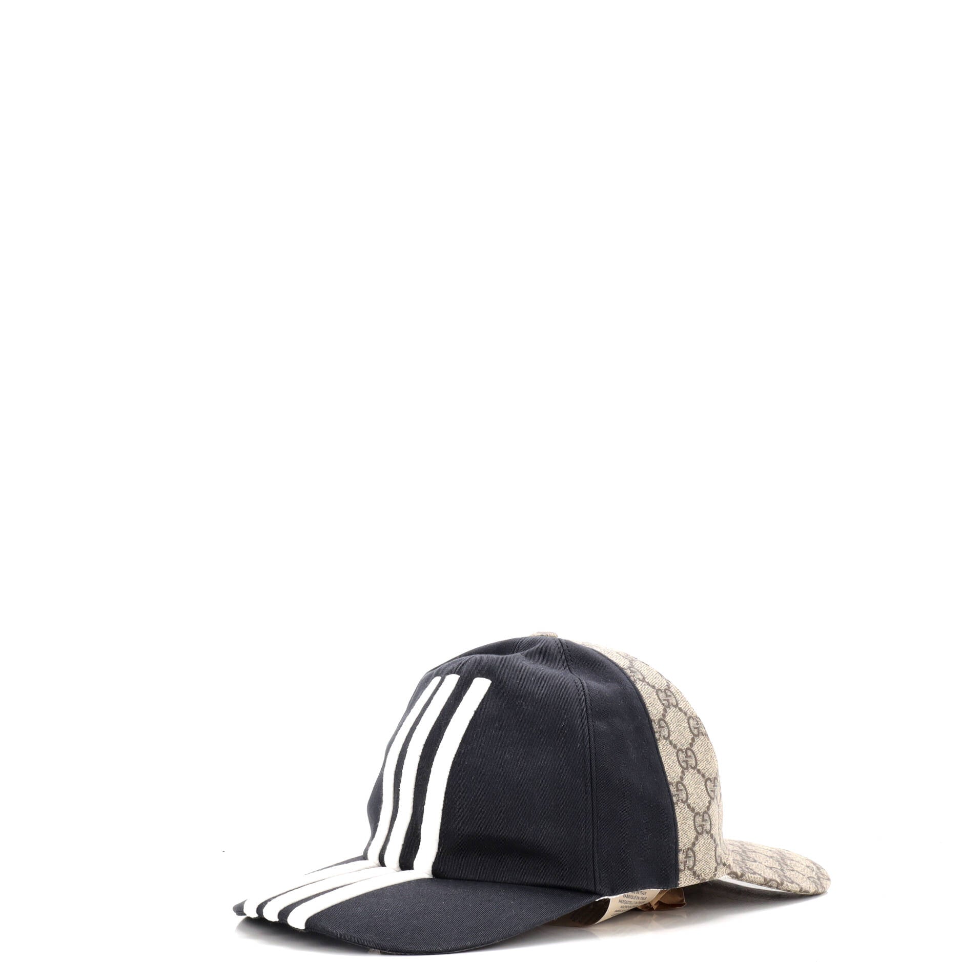 x adidas Double Sided Baseball Cap Embroidered GG Coated Canvas and Canvas