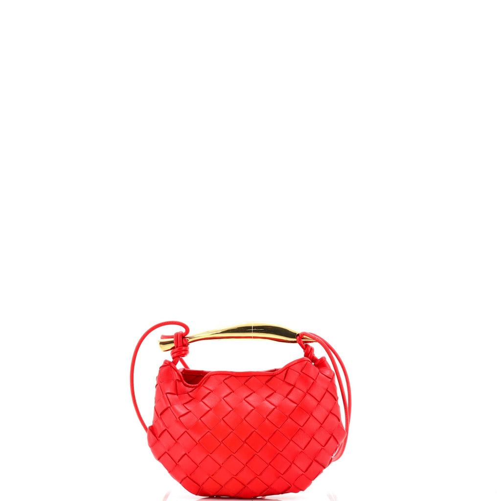 Sardine Top Handle Bag Intrecciato Nappa Mini