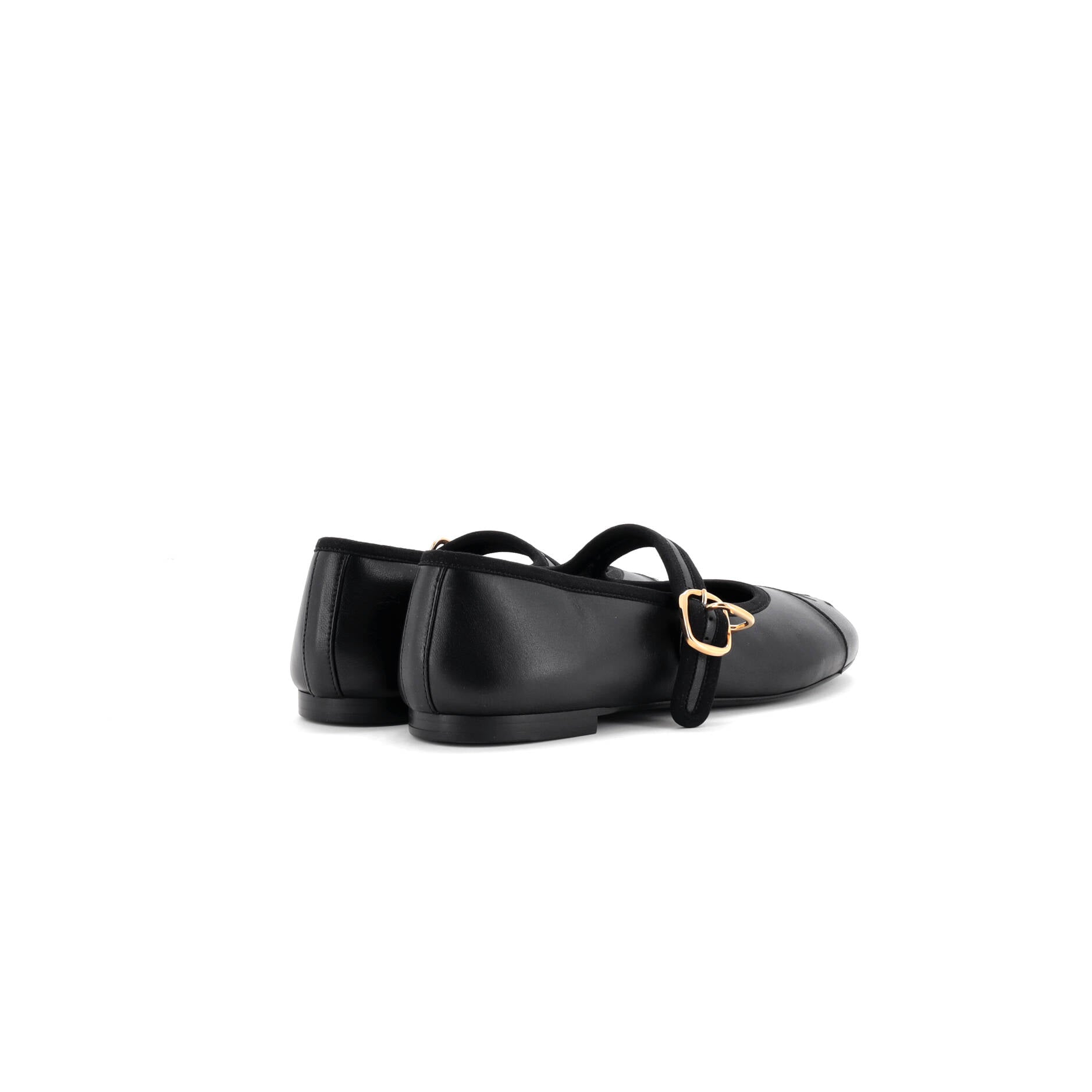Women's CC Mary Jane Flats Embroidered Leather