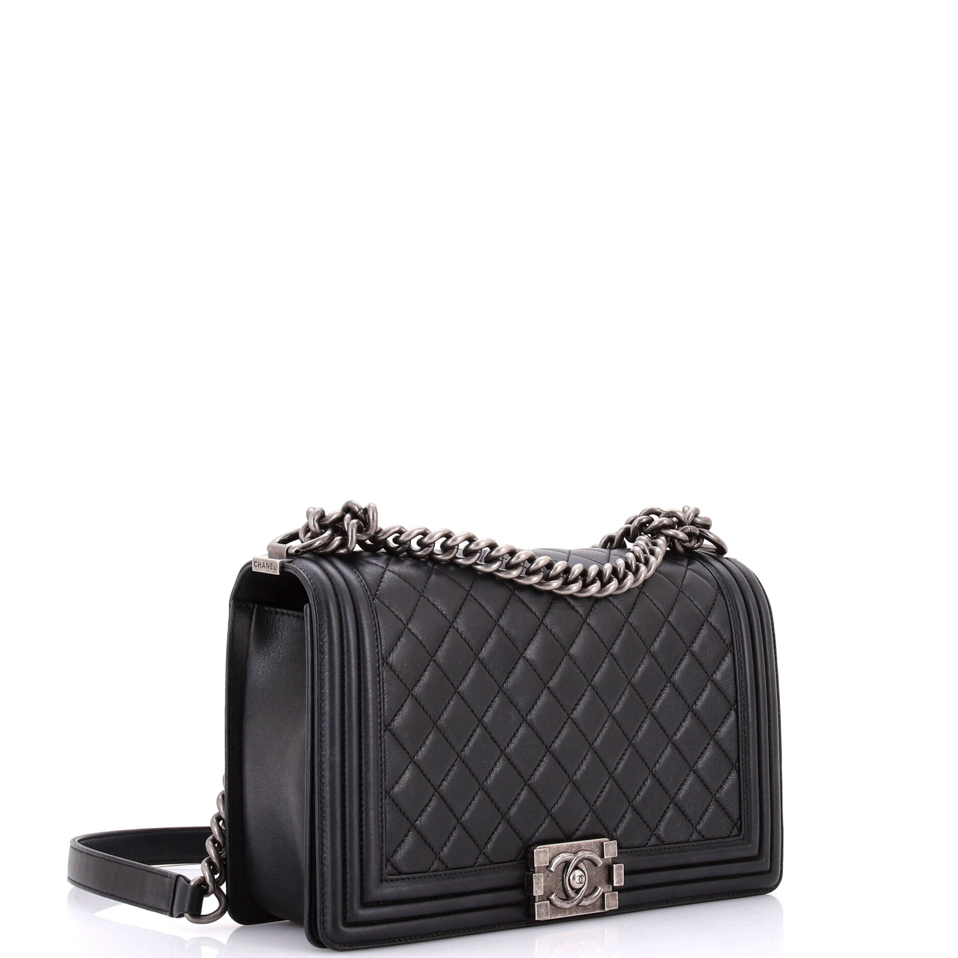 Boy Flap Bag Quilted Calfskin New Medium