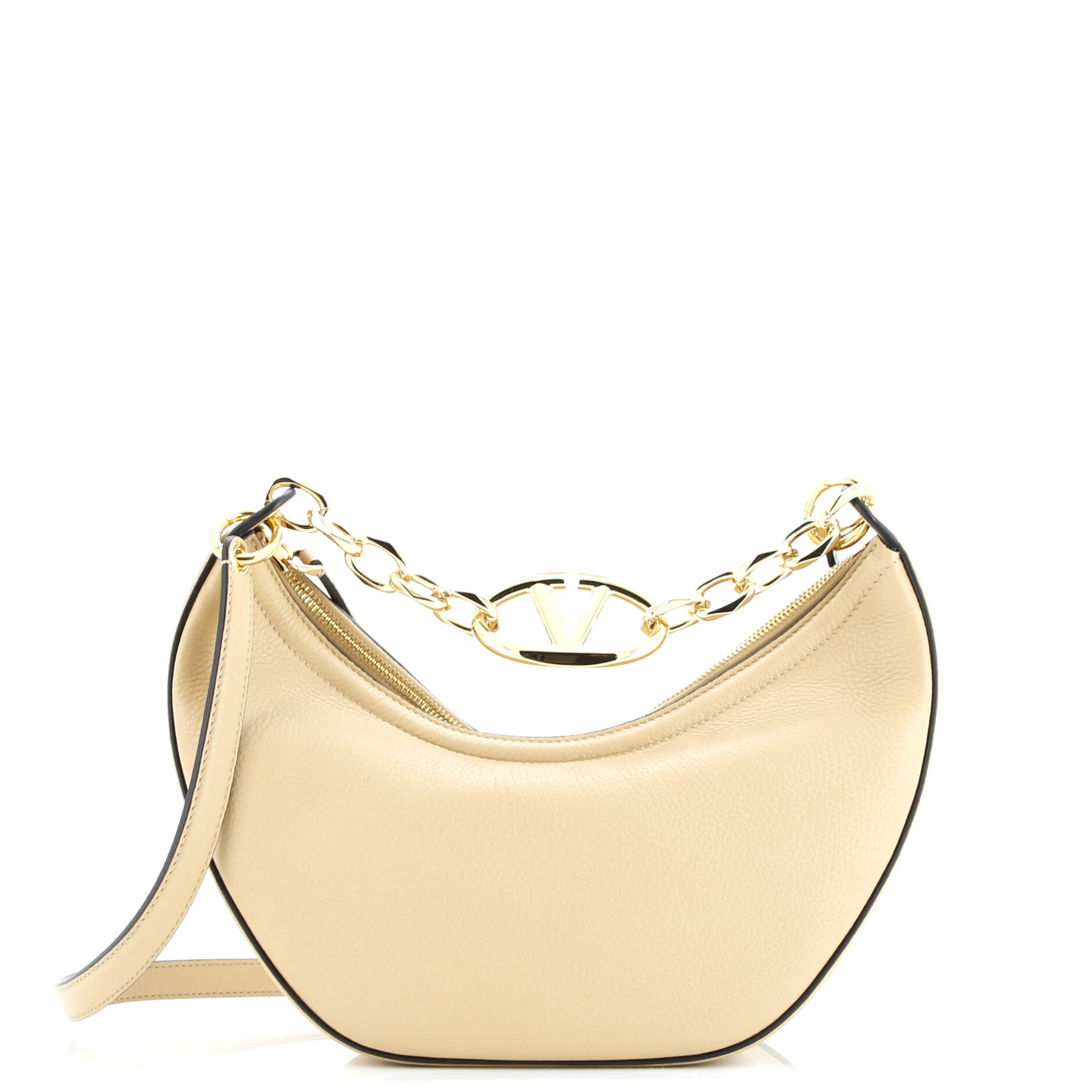 Vlogo Moon Hobo Leather Small