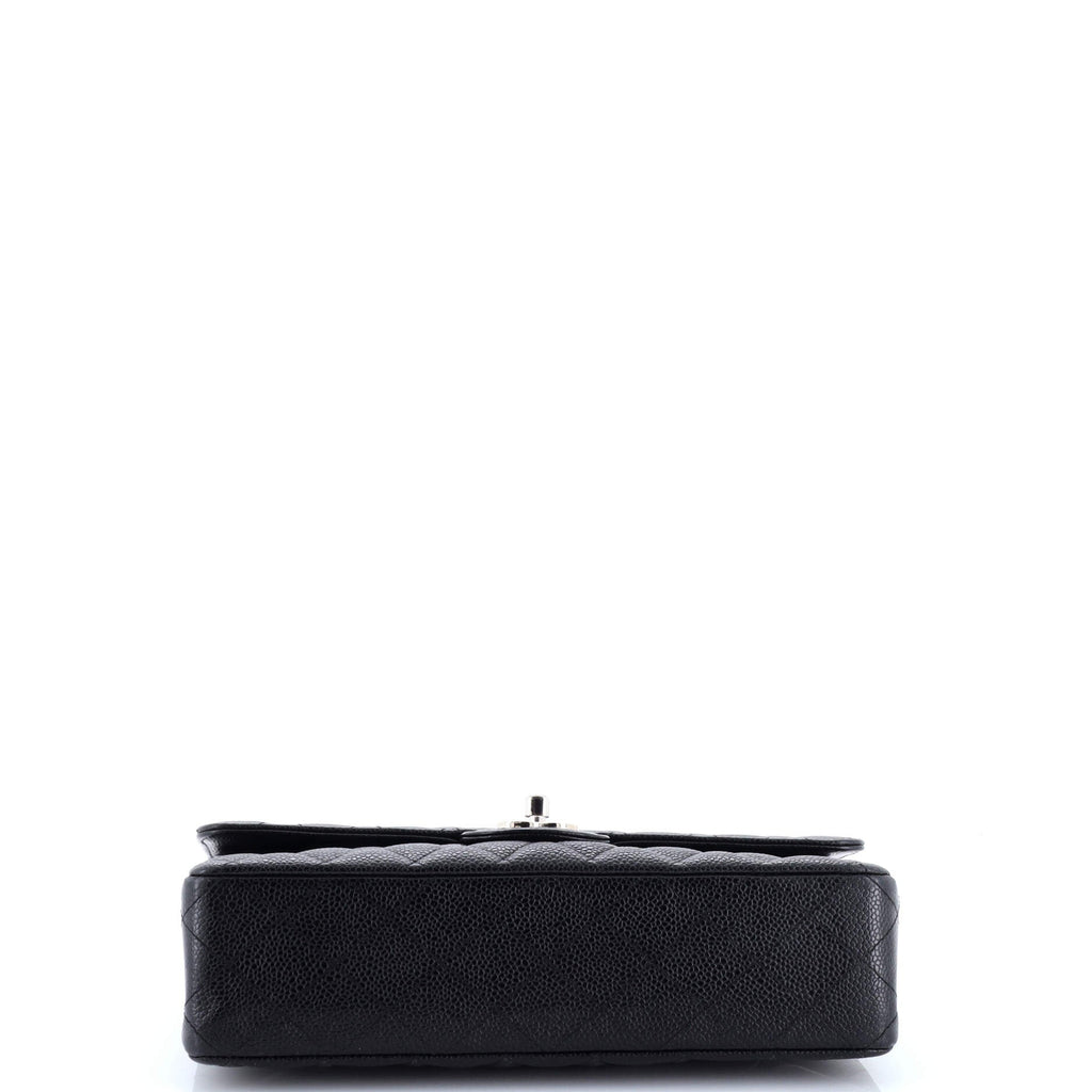 Classic Double Flap Bag Quilted Caviar Medium