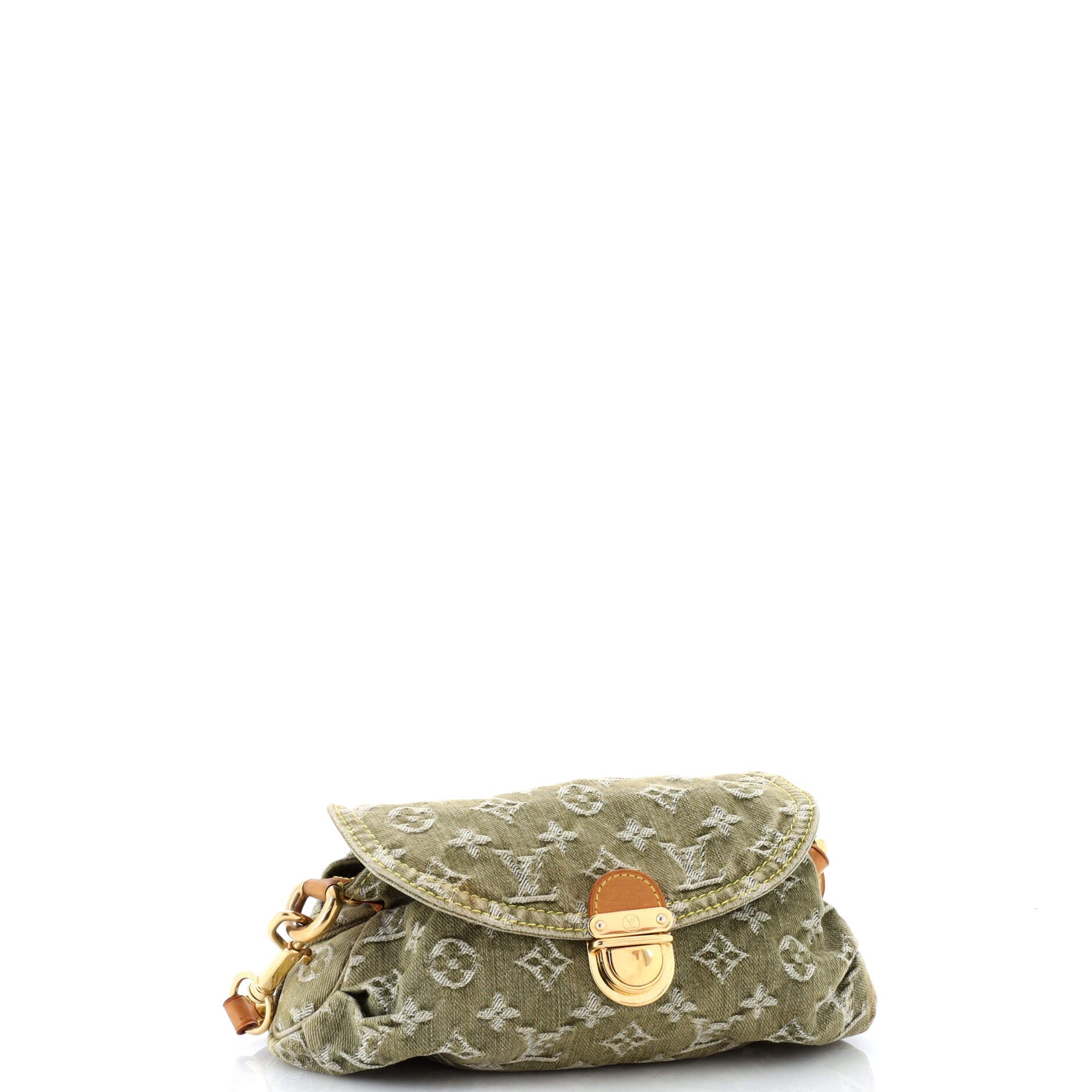Pleaty Handbag Denim Mini