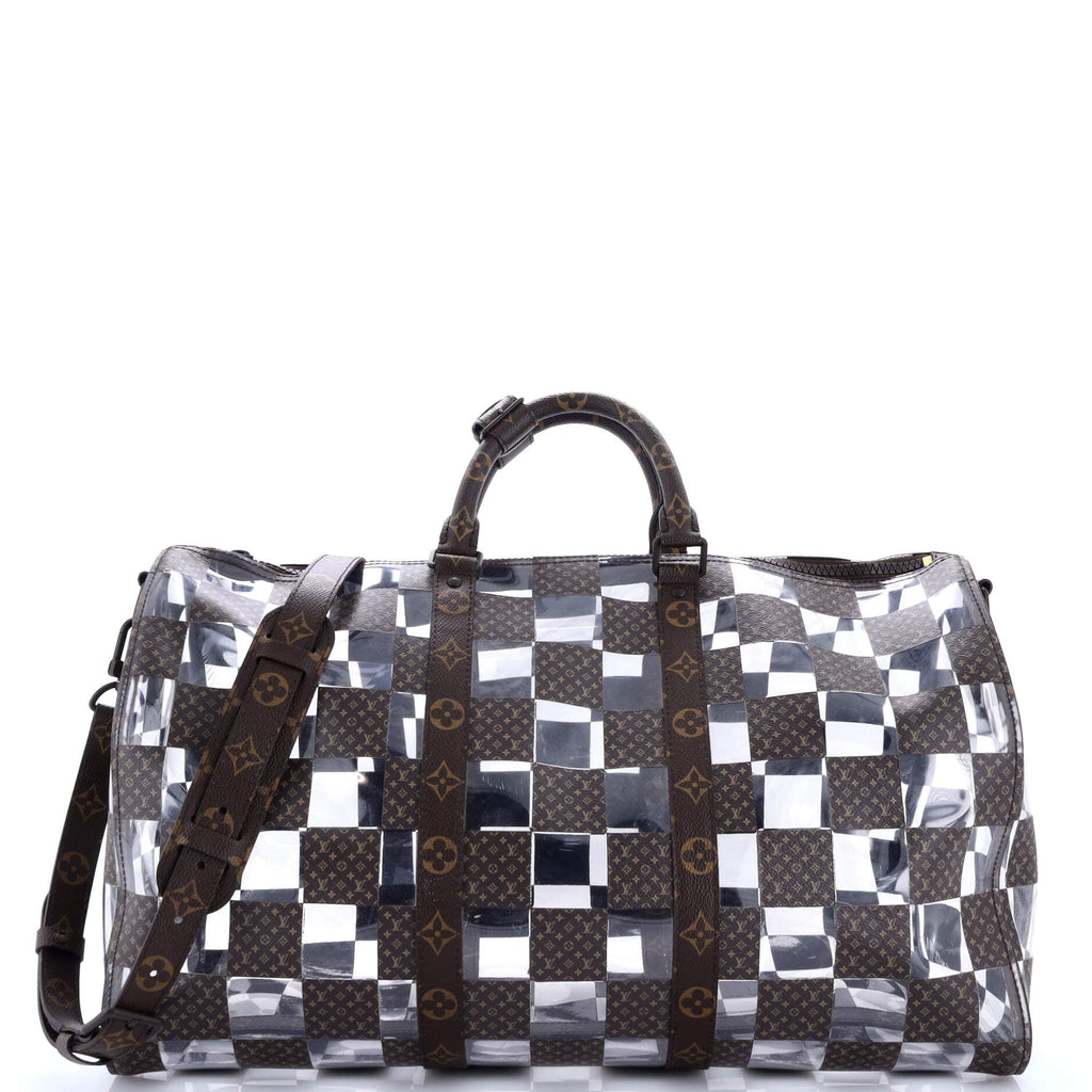 Keepall Bandouliere Bag Monogram Chess Coated Canvas and PVC 50