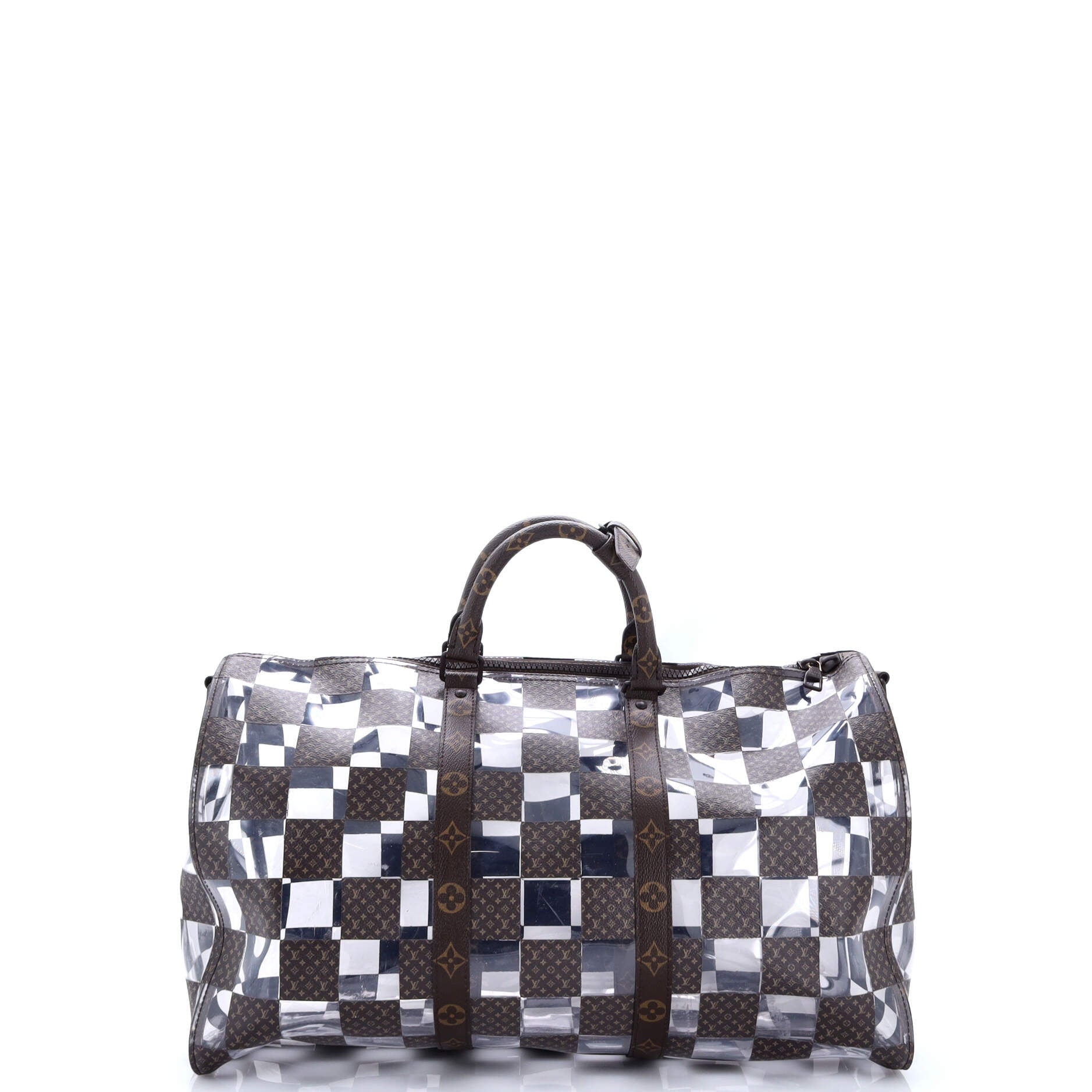 Keepall Bandouliere Bag Monogram Chess Coated Canvas and PVC 50