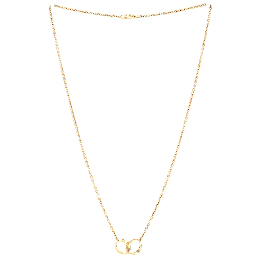 Love Interlocking Necklace 18K Yellow Gold