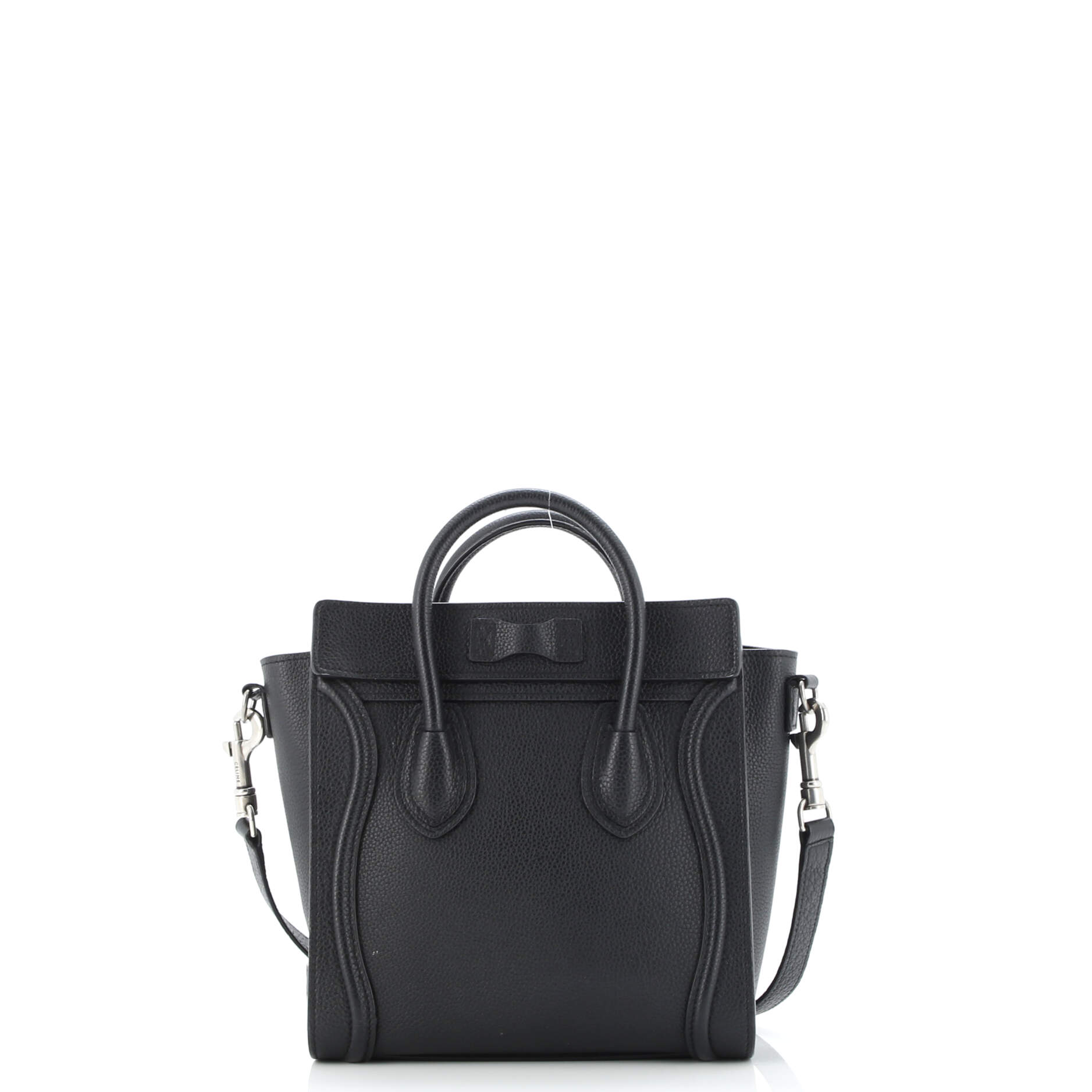 Luggage Bag Grainy Leather Nano