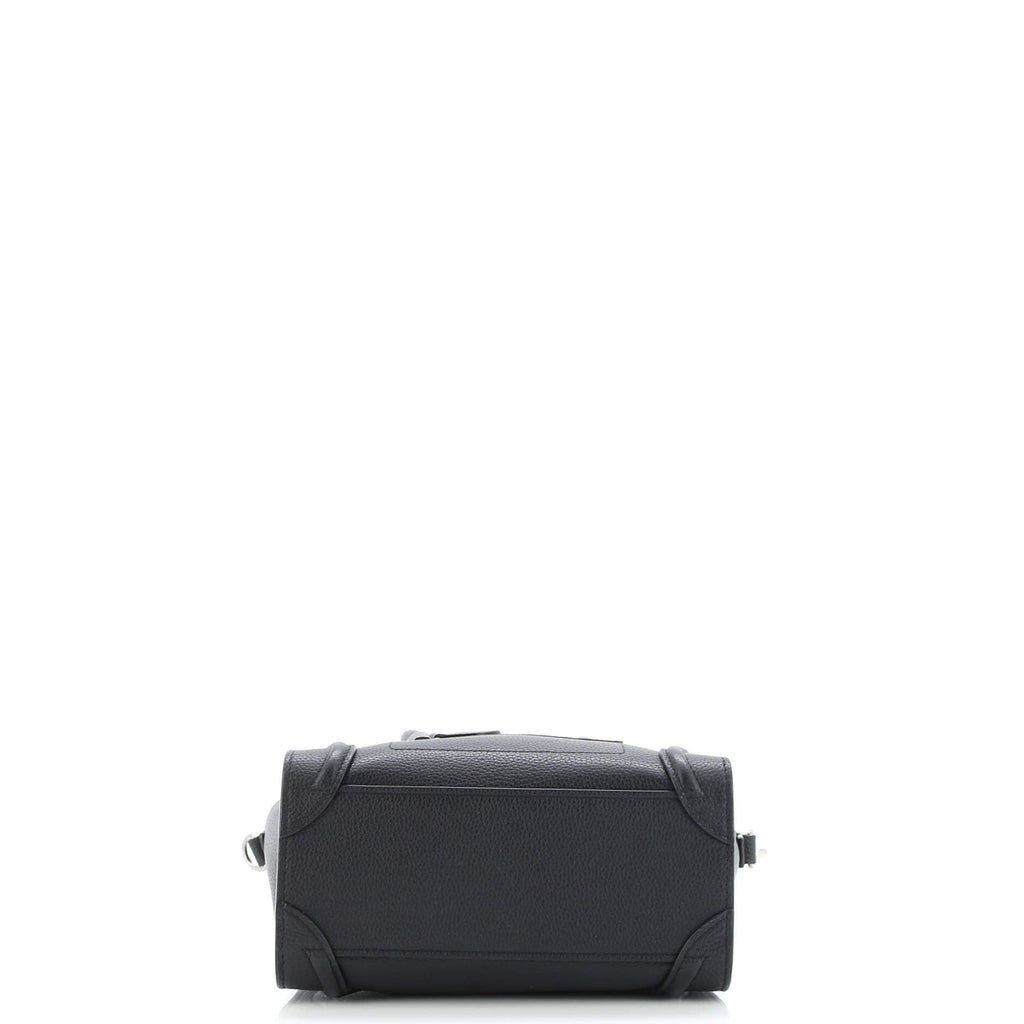 Luggage Bag Grainy Leather Nano