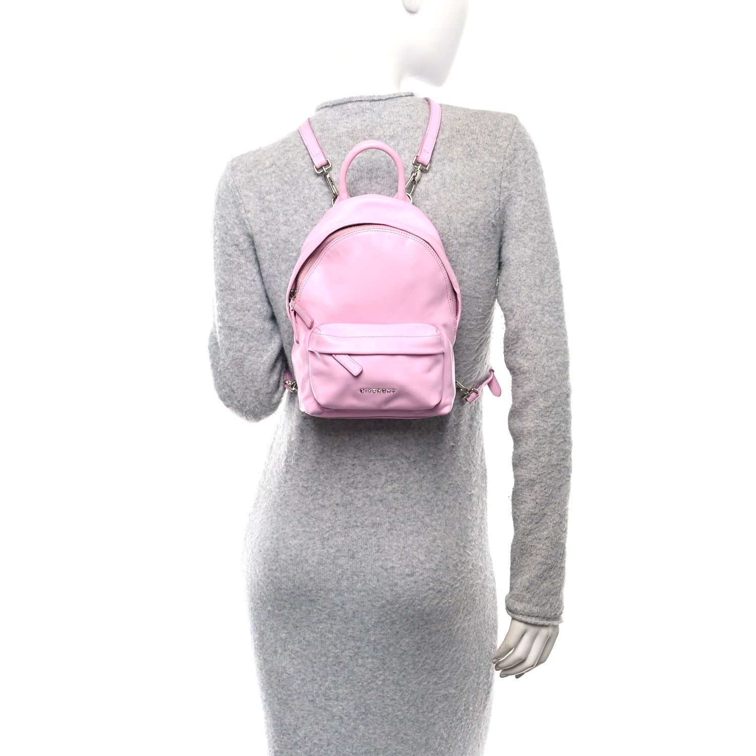 Smooth Calfskin Nano Backpack Bright Pink