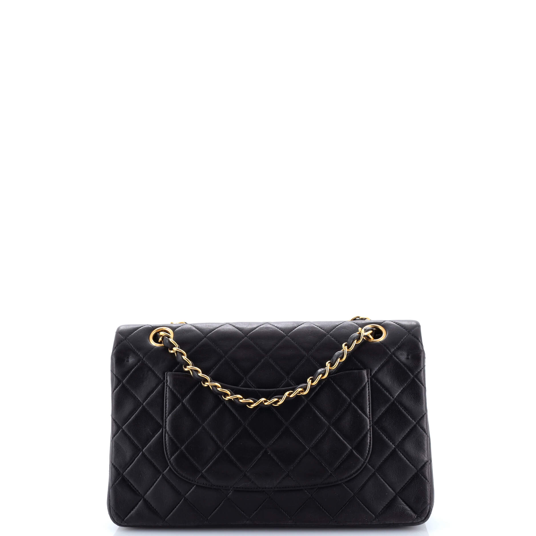 Vintage Classic Double Flap Bag Quilted Lambskin Medium