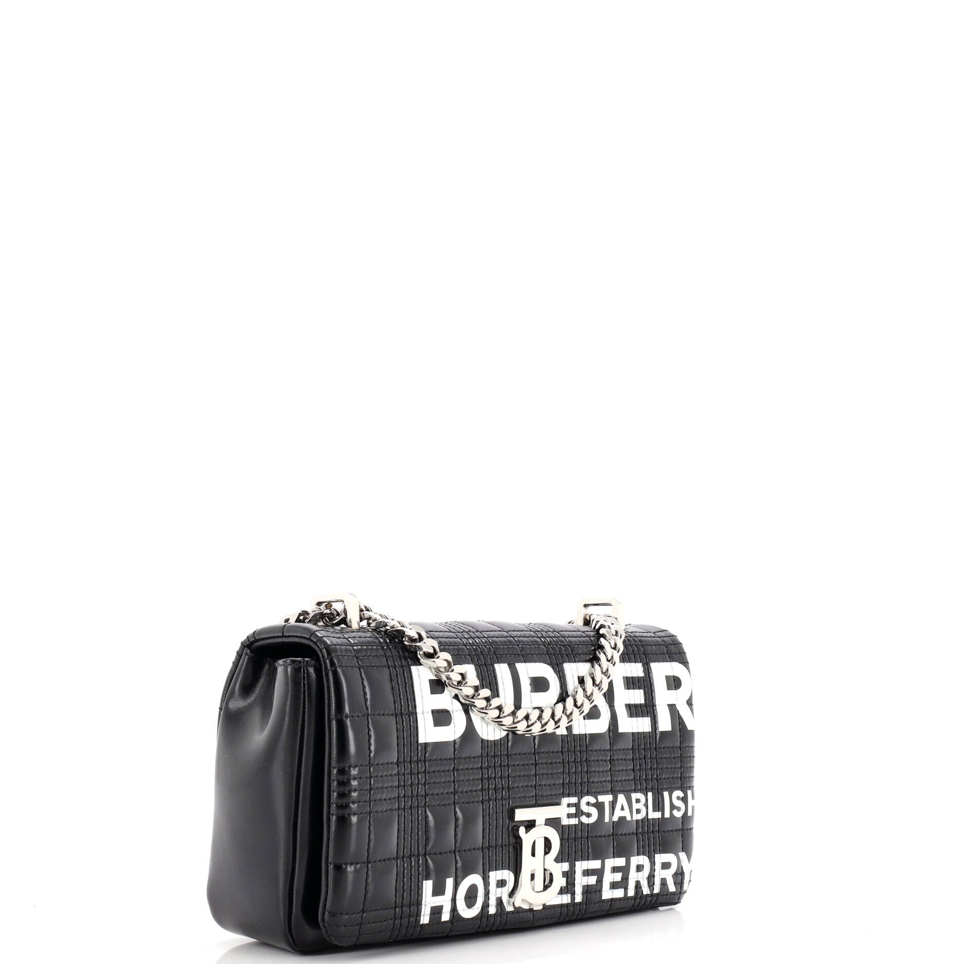 Lola Shoulder Bag Quilted Printed Coated Canvas Small