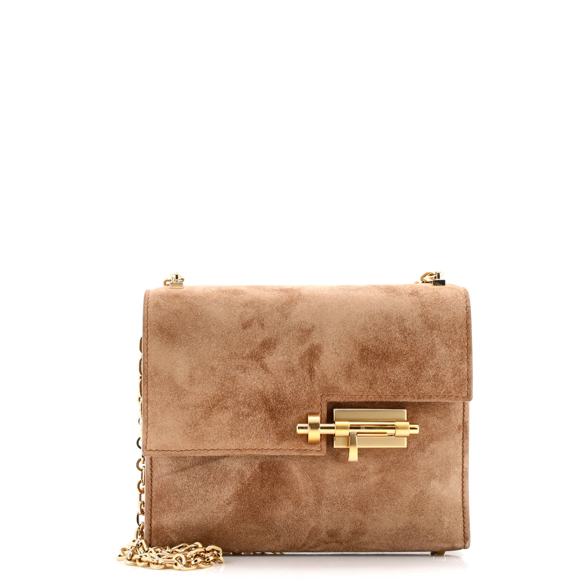 Verrou Chaine Bag Doblis Suede Mini