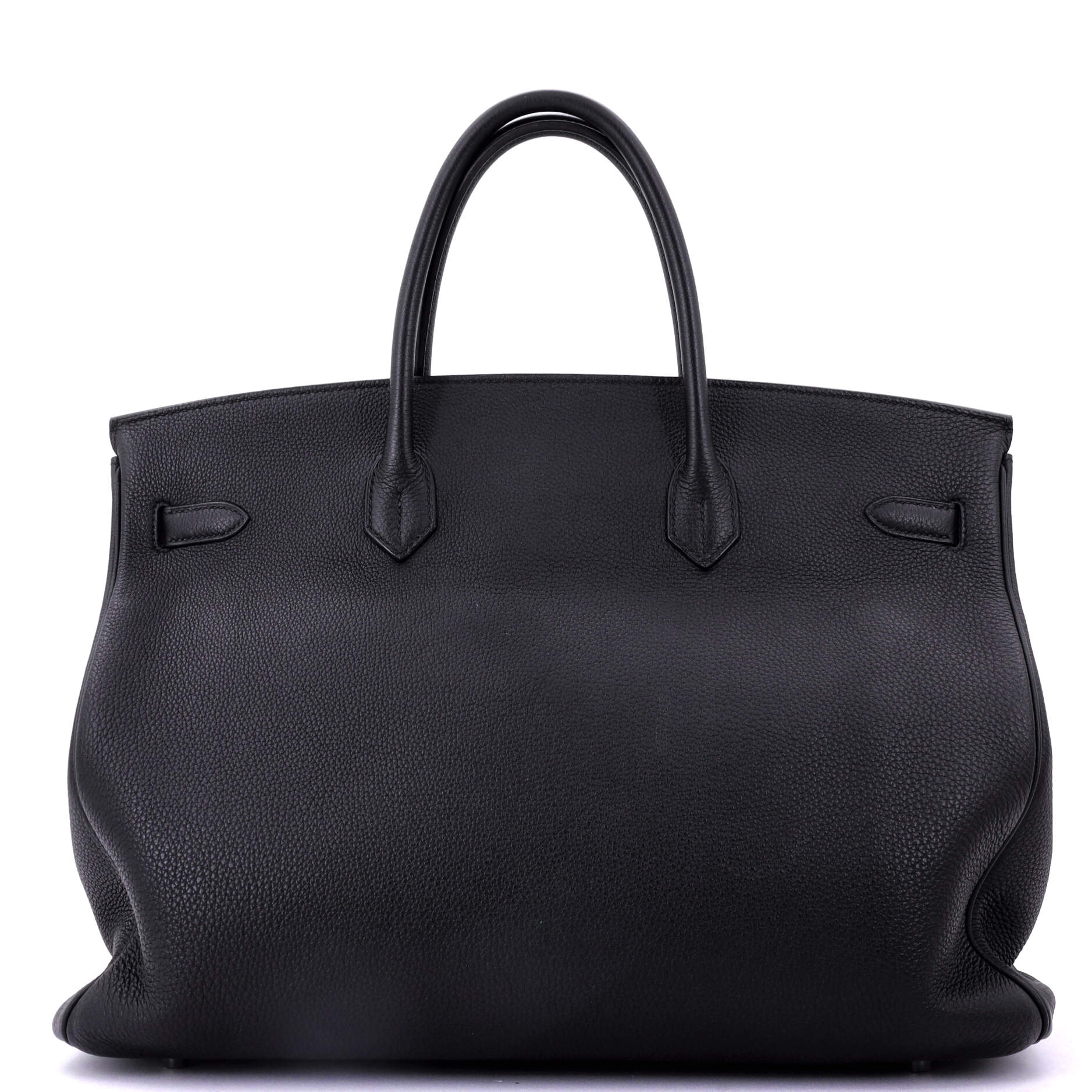 Birkin Handbag Noir Togo with Palladium Hardware 40