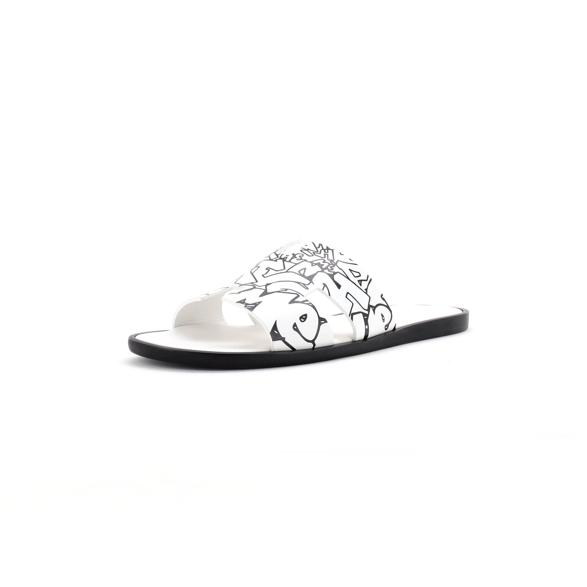 Men's Izmir Slide Sandals Printed Leather
