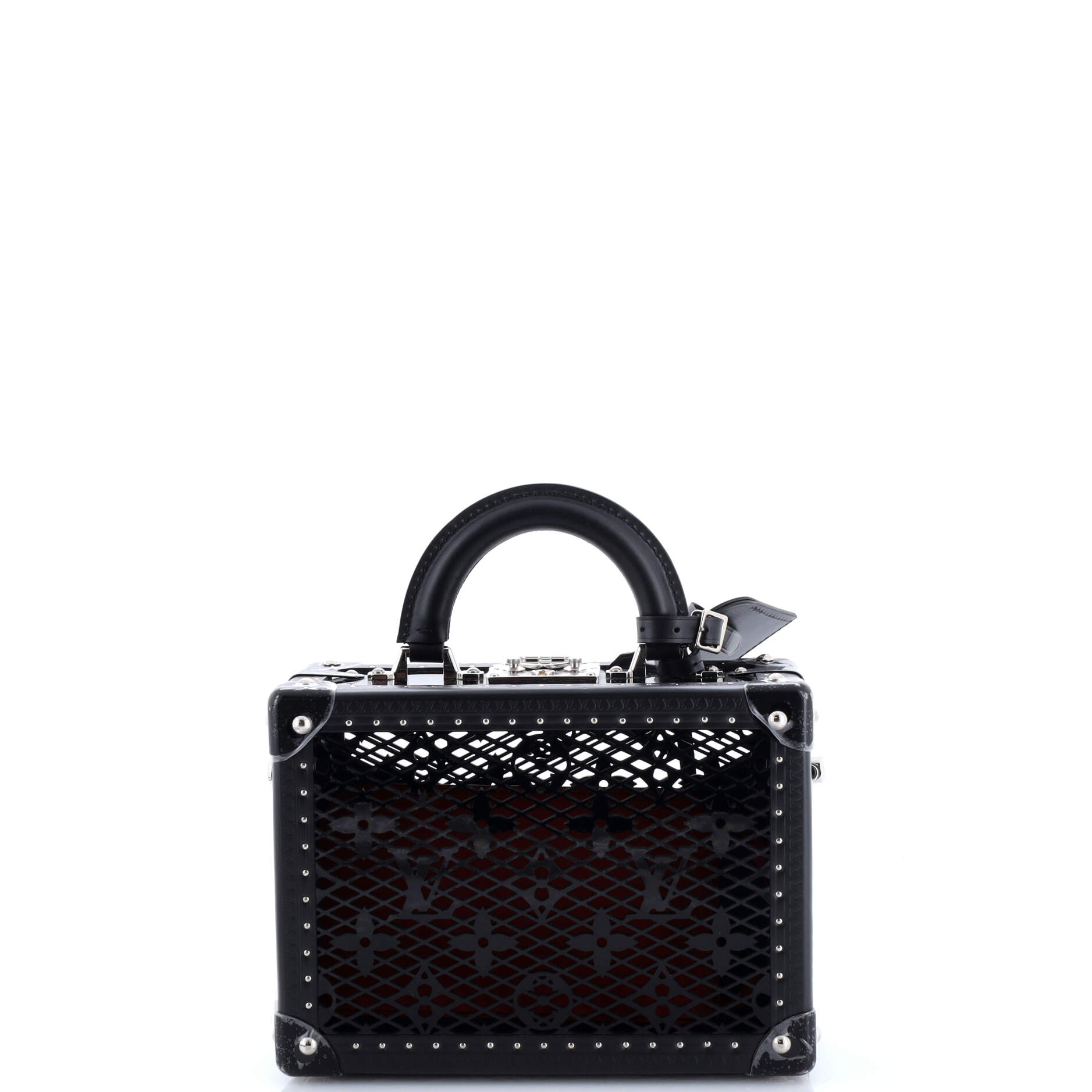 Petite Valise Handbag Monogram Lace Leather