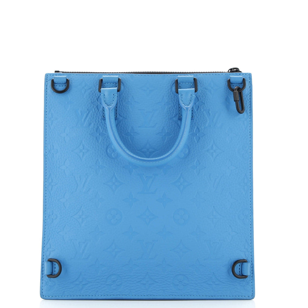 Sac Plat Messenger Bag Monogram Taurillon Leather