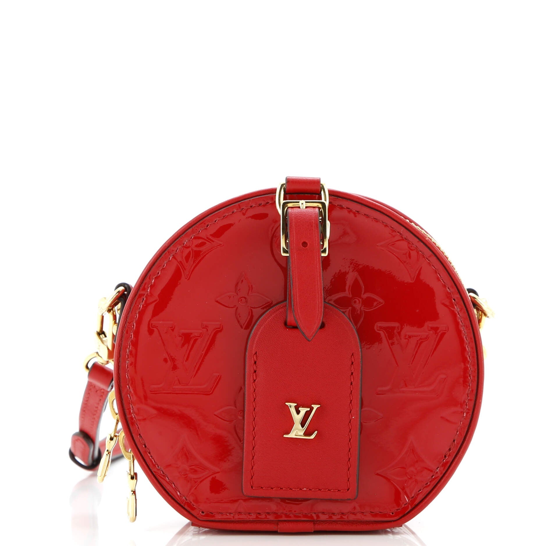 Mini Boite Chapeau Bag Monogram Vernis