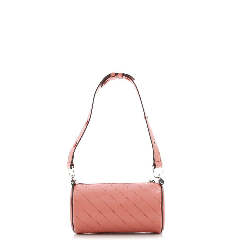 Blondie Shoulder Bag Diagonal Quilted Leather Mini