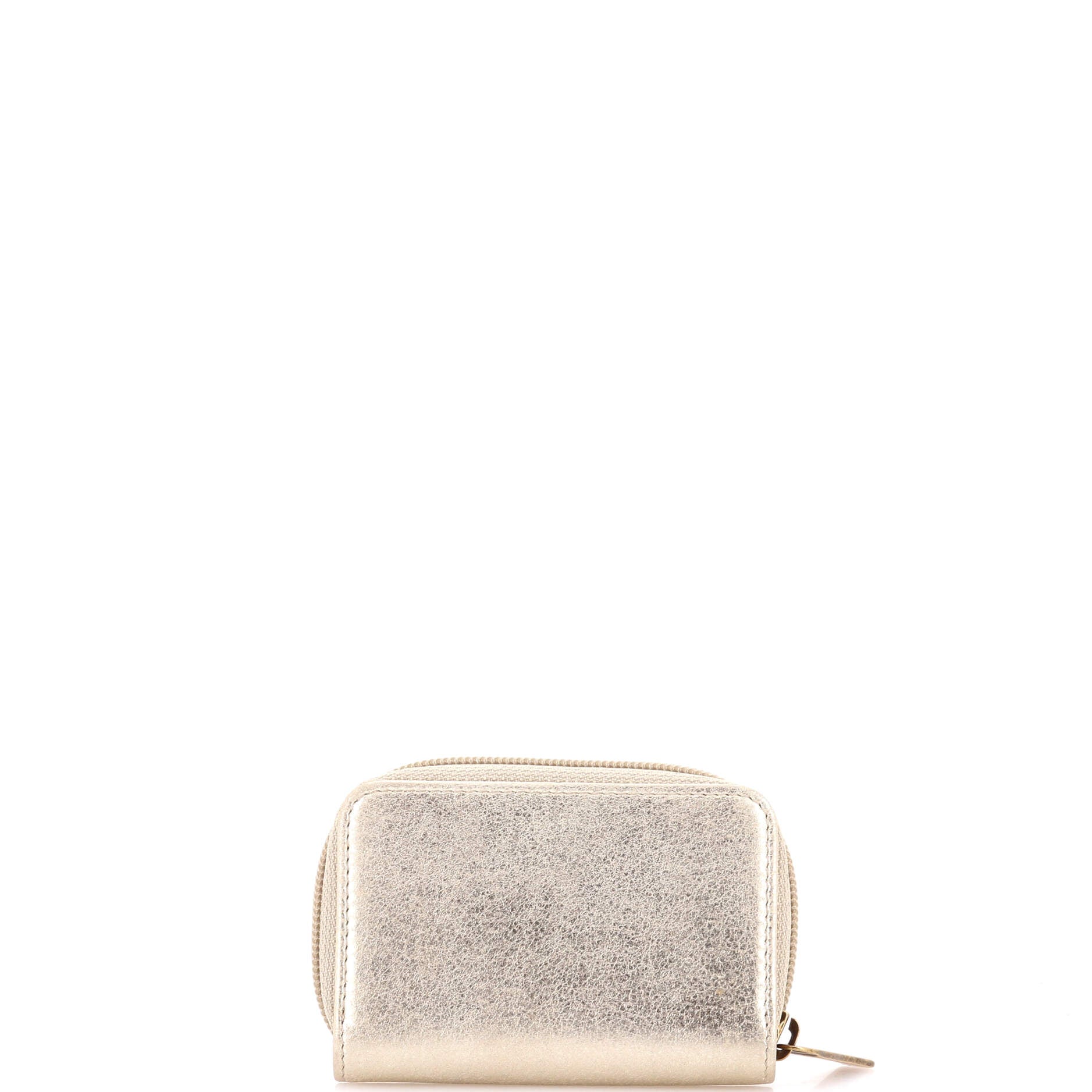 Timeless Zip Around Coin Purse Goatskin Compact