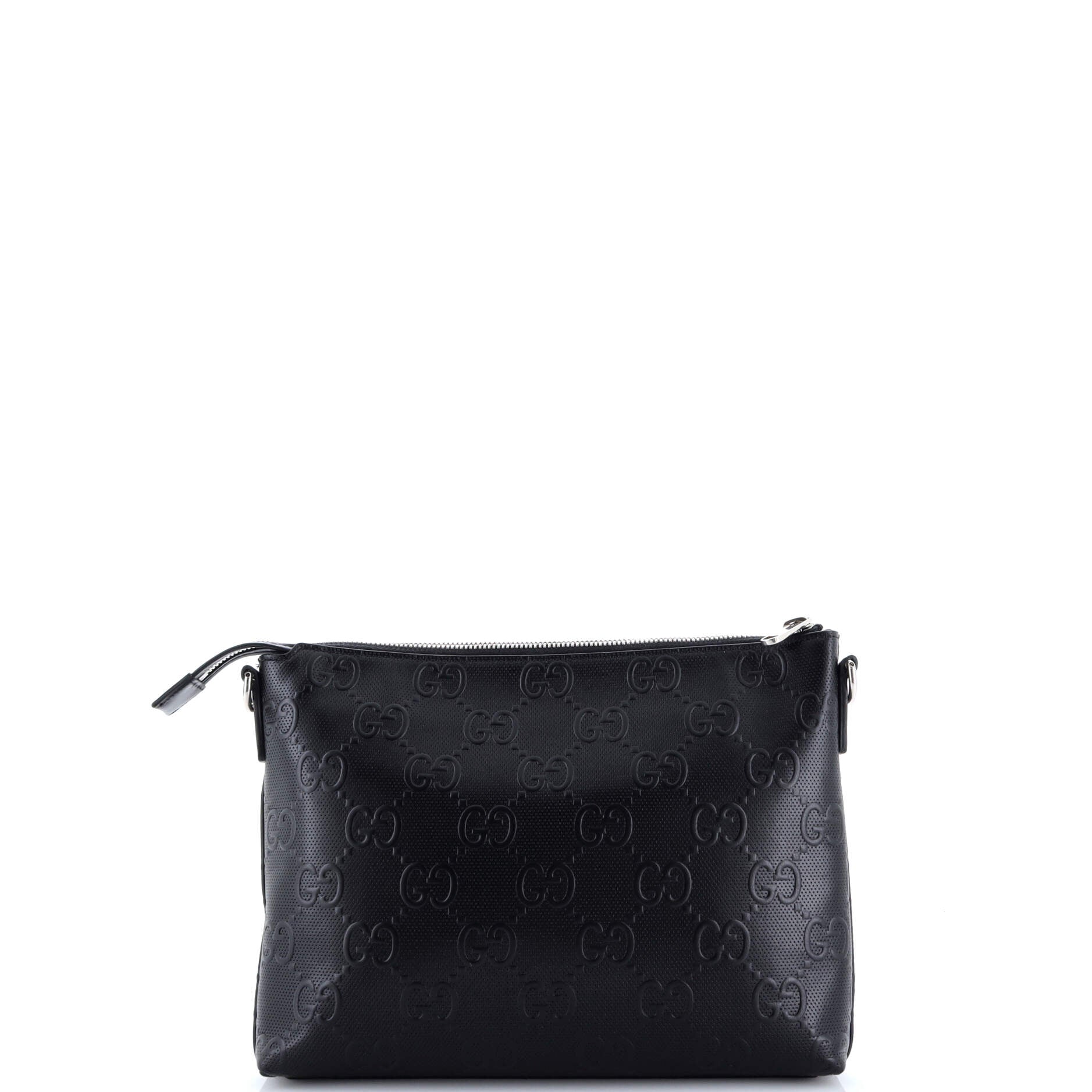 Convertible Messenger Bag GG Embossed Perforated Leather Medium