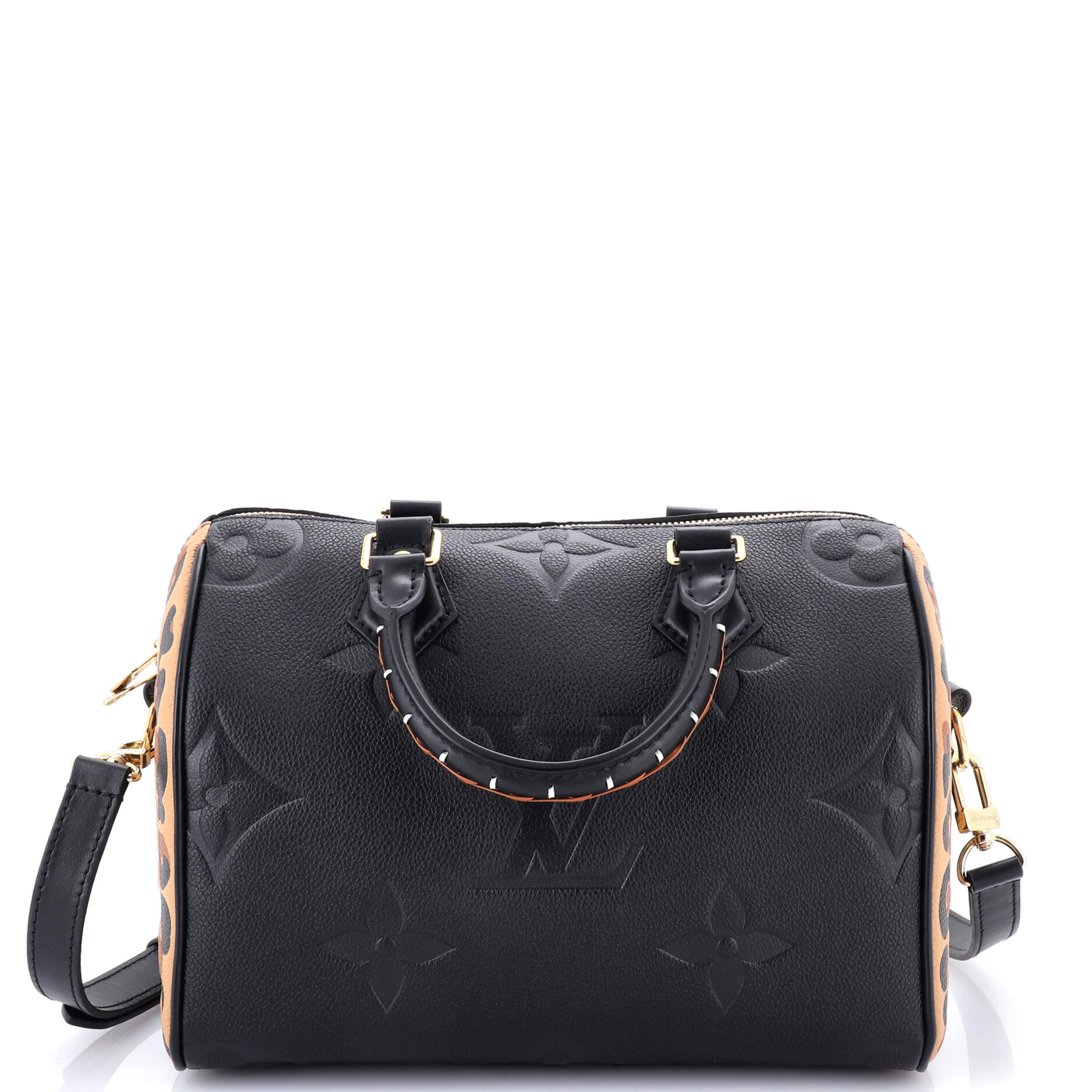 Speedy Bandouliere Bag Wild at Heart Monogram Empreinte Giant 25