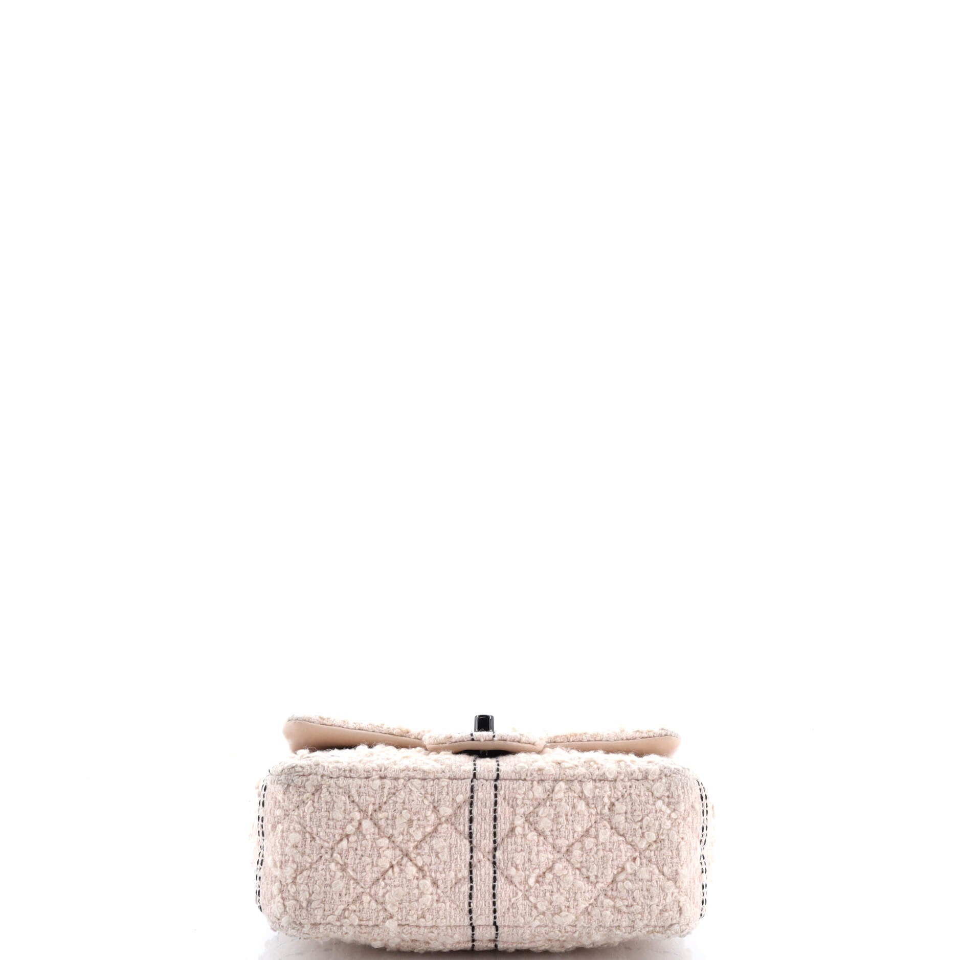 Classic Single Flap Bag Quilted Tweed Mini