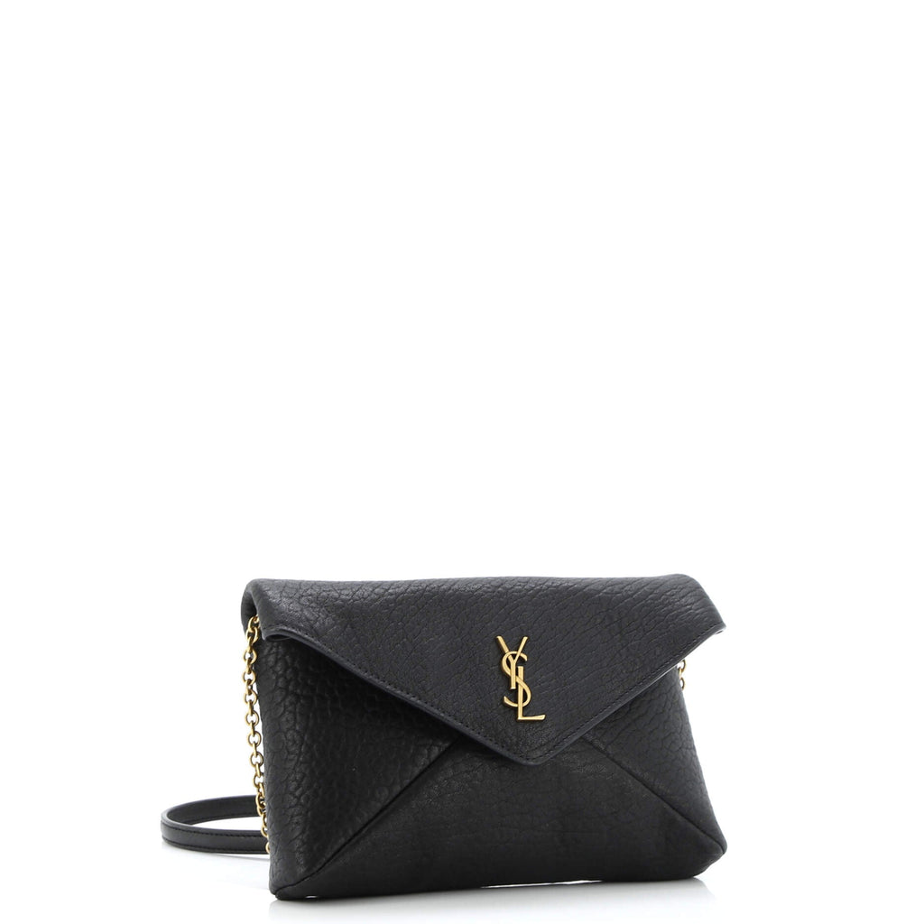 Cassandre Envelope Chain Crossbody Bag Leather Mini