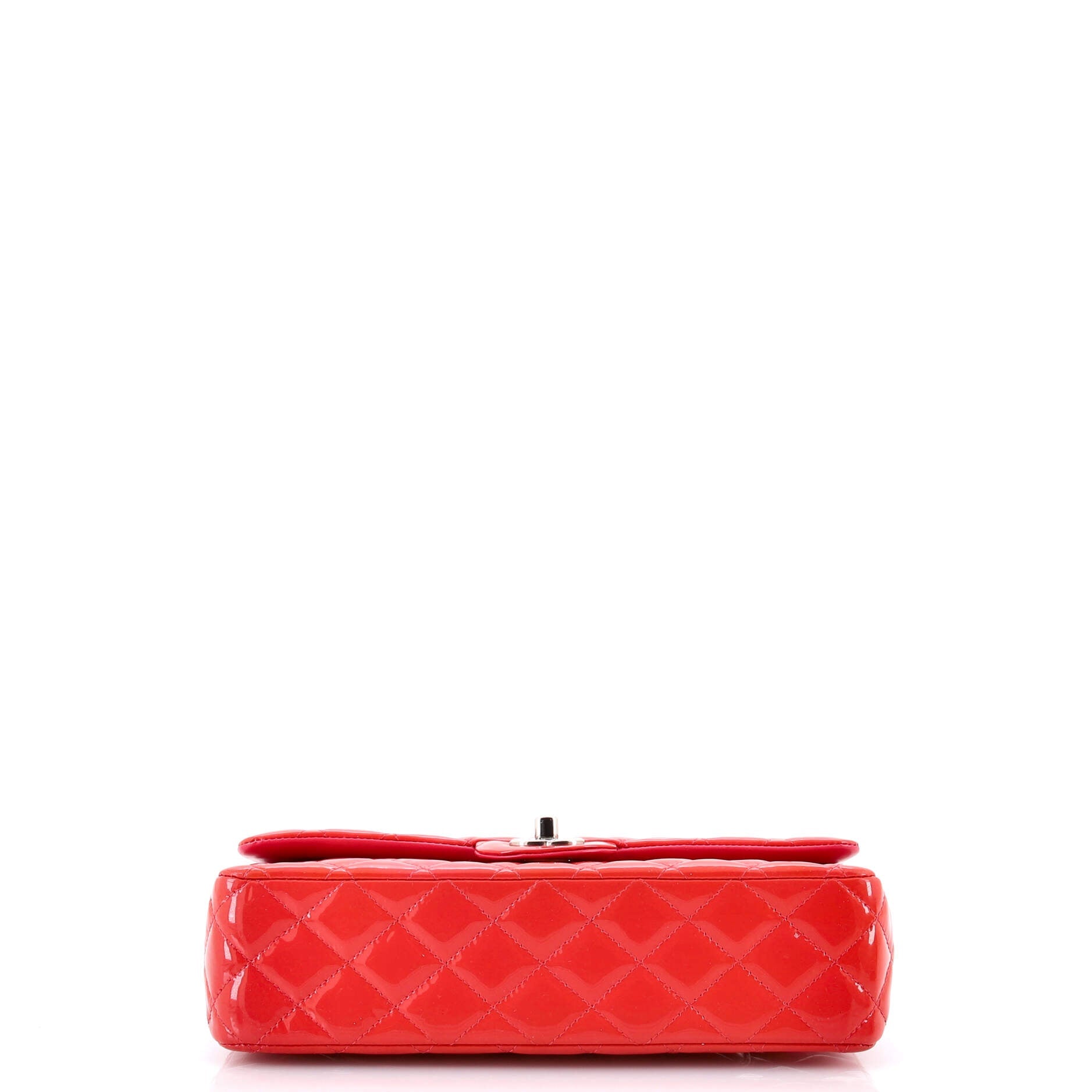 Classic Double Flap Bag Quilted Patent Medium