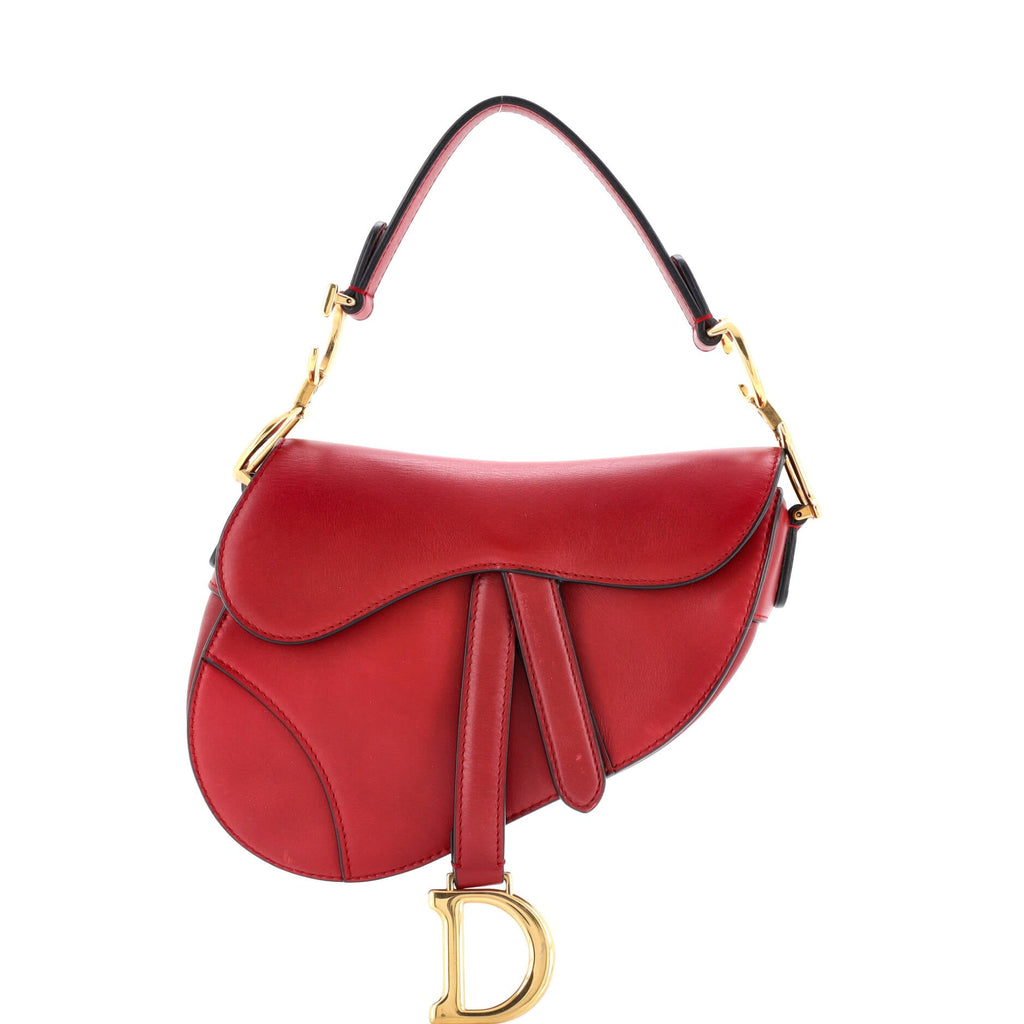 Saddle Handbag Leather Mini