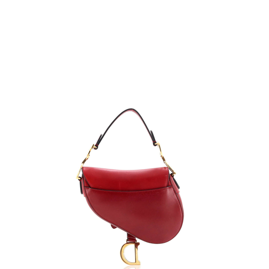Saddle Handbag Leather Mini