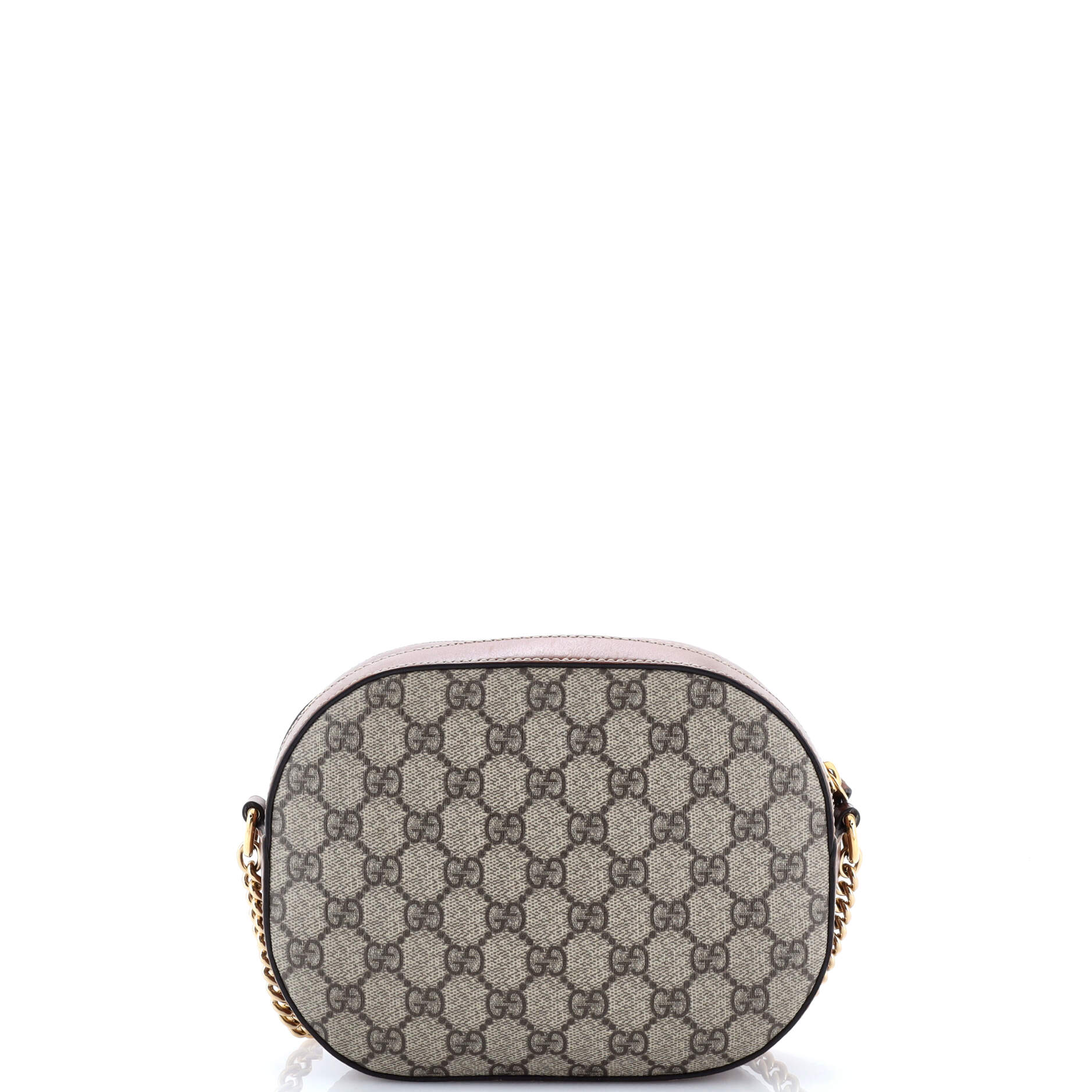 Chain Crossbody Bag GG Coated Canvas and Leather Mini