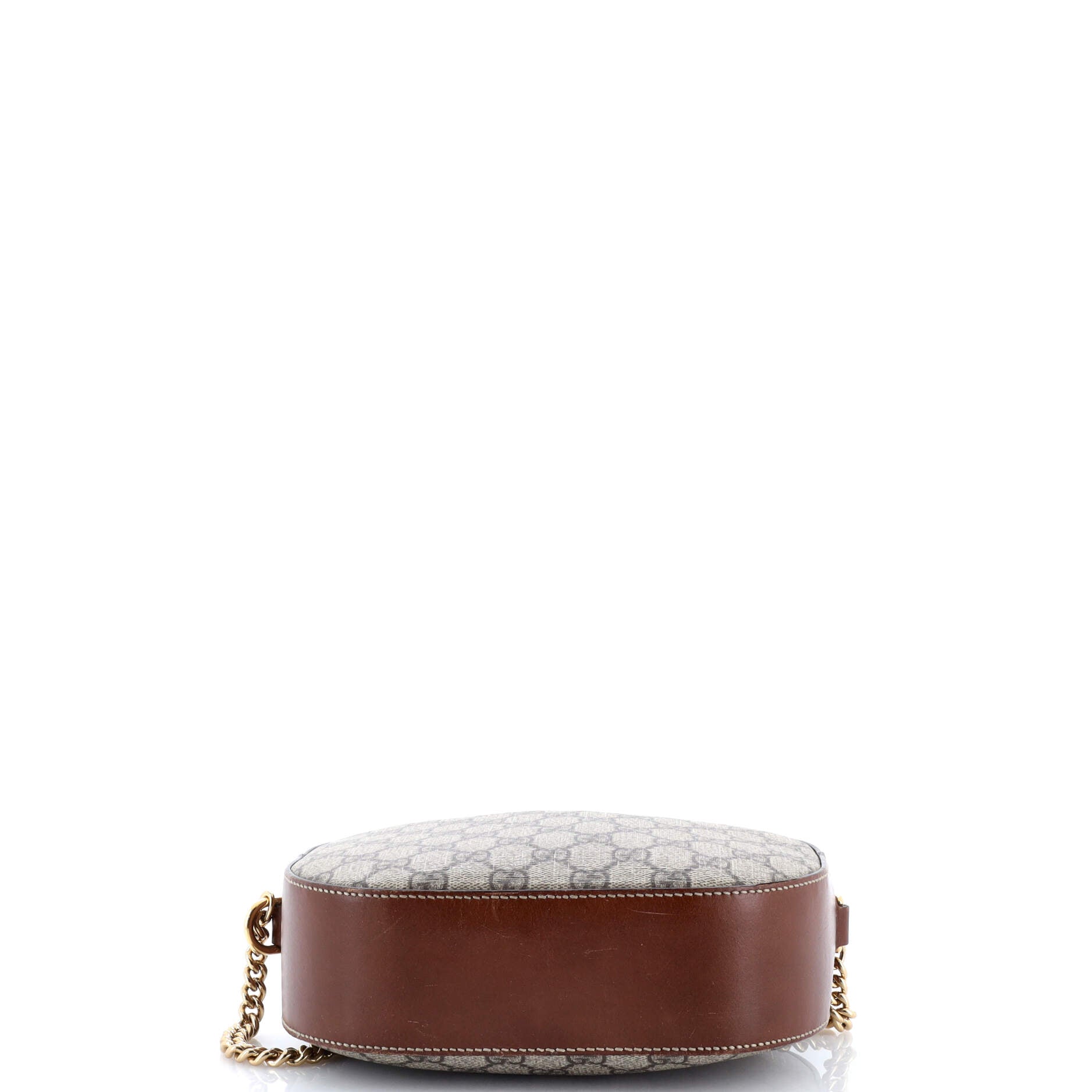 Chain Crossbody Bag GG Coated Canvas and Leather Mini