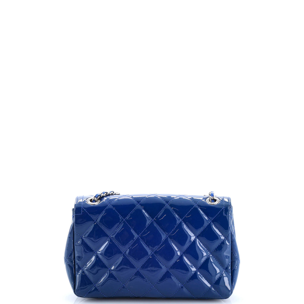 Coco Shine Flap Bag Quilted Patent Small