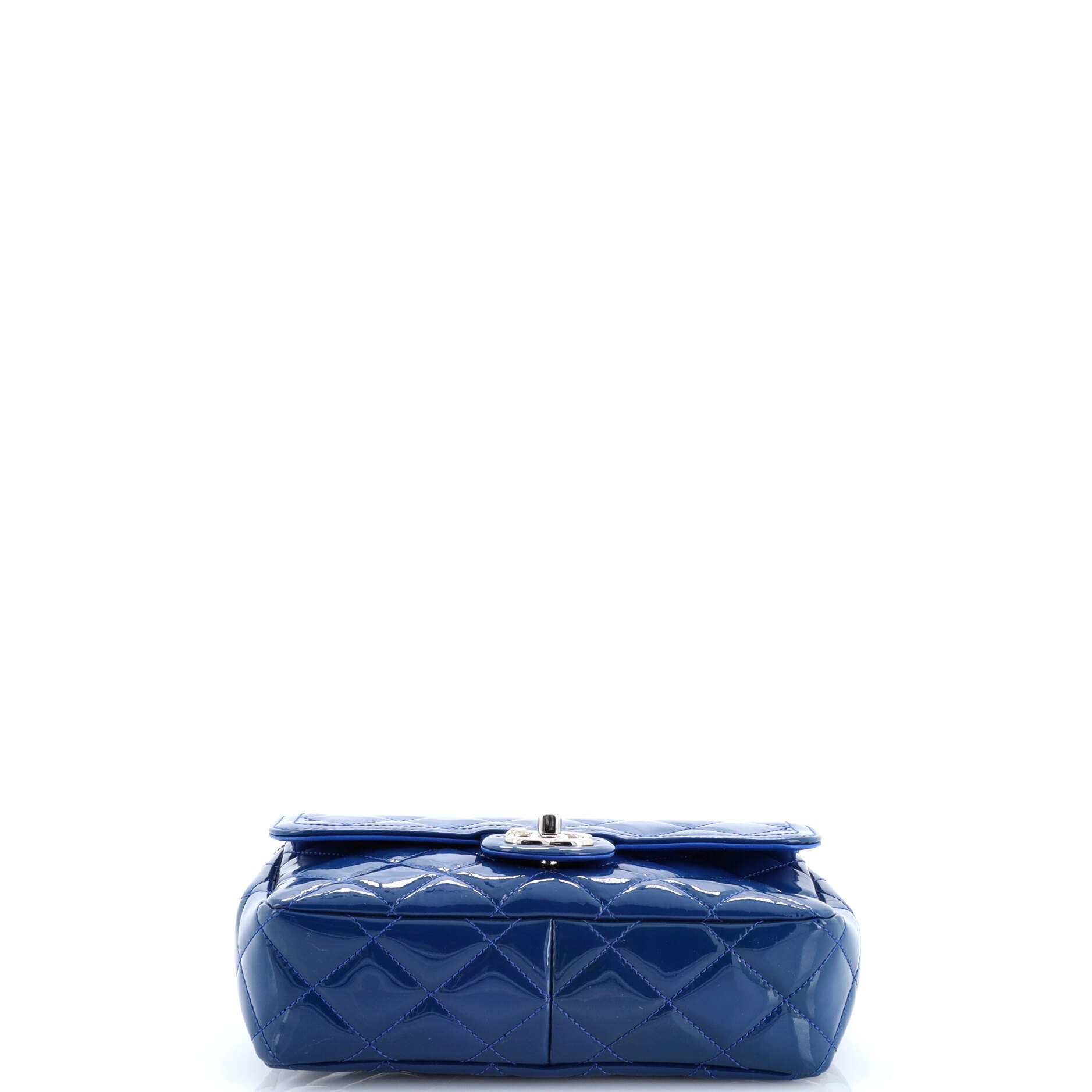 Coco Shine Flap Bag Quilted Patent Small