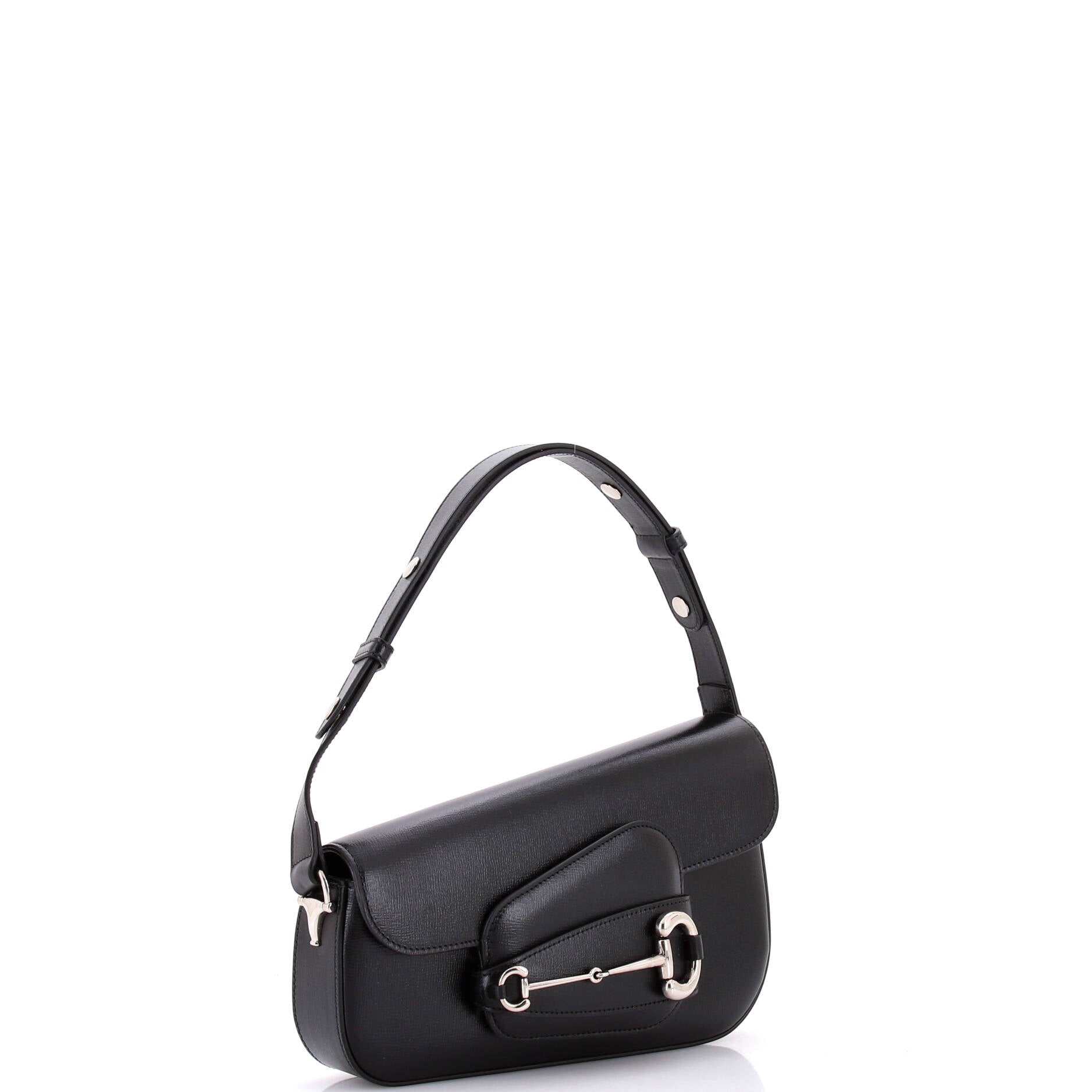 Horsebit 1955 Asymmetric Shoulder Bag Leather Small