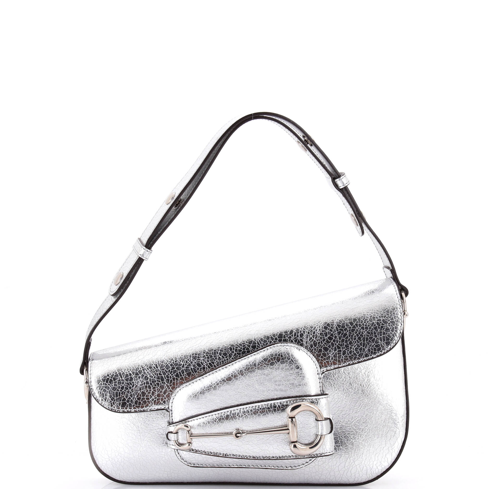 Horsebit 1955 Asymmetric Shoulder Bag Leather Small