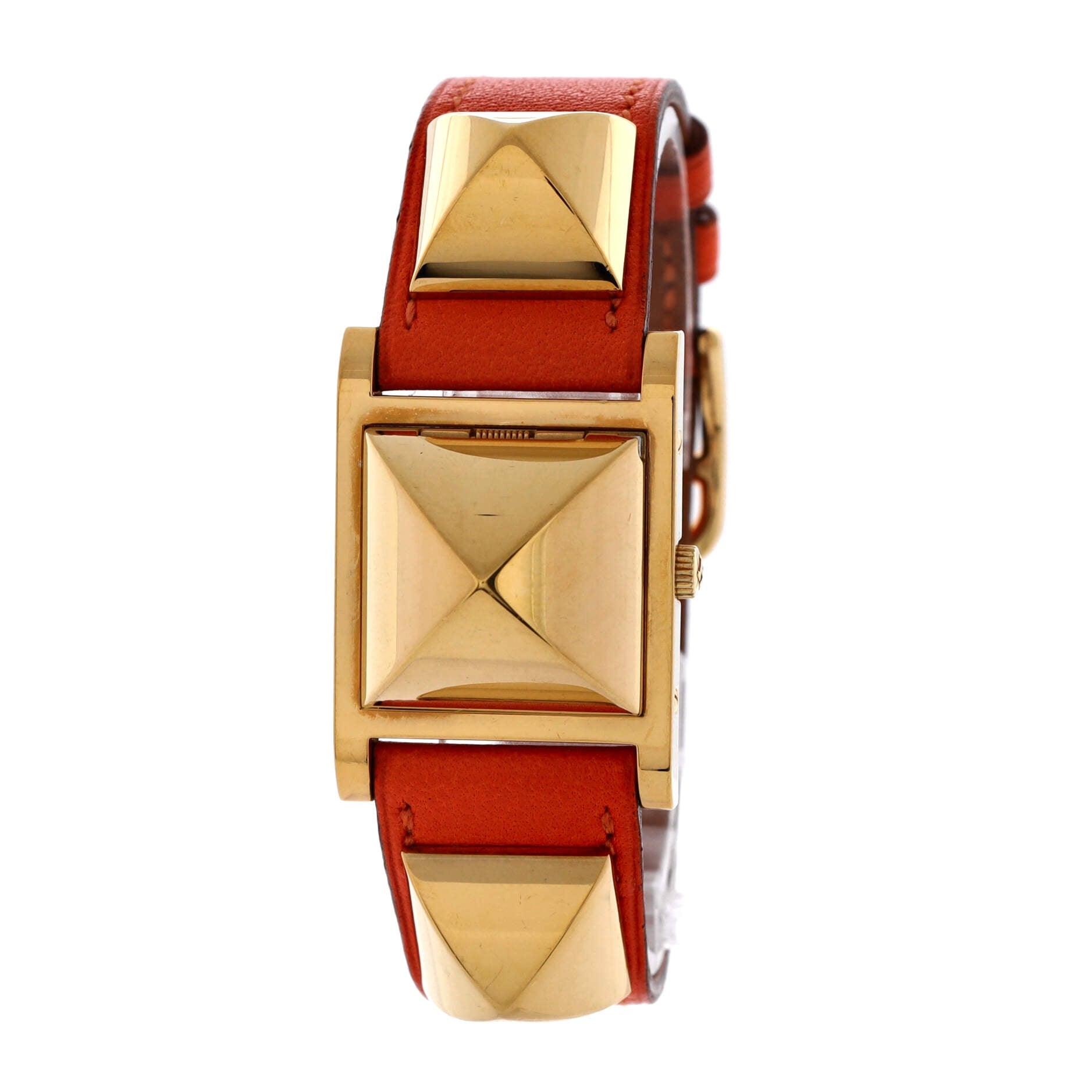 Medor Quartz Watch Plated Metal and Leather 23