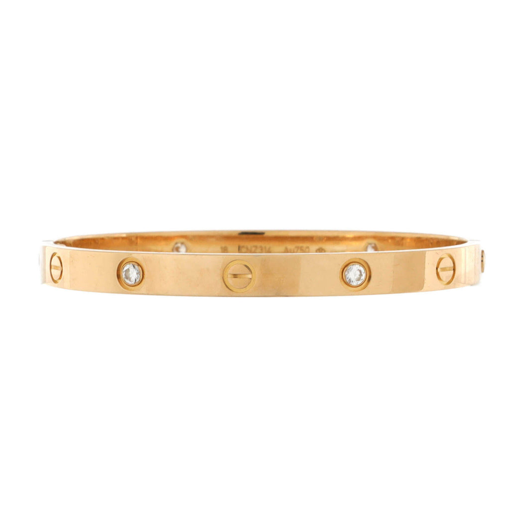 Love 4 Diamond Bracelet 18K Yellow Gold with Diamonds