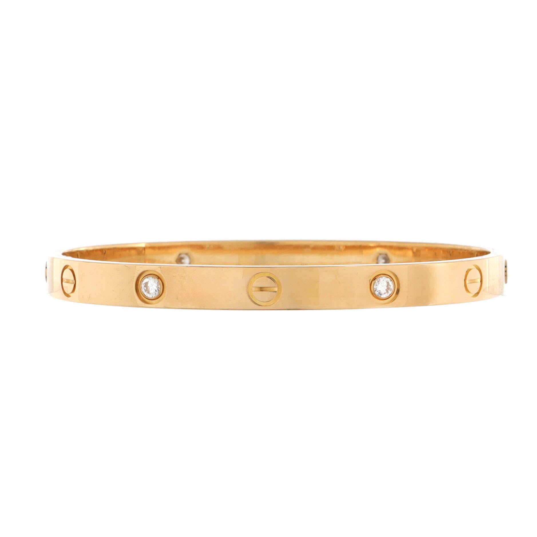 Love 4 Diamond Bracelet 18K Yellow Gold with Diamonds