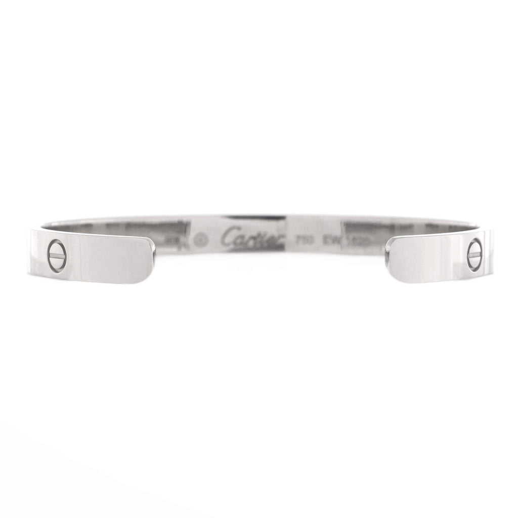 Love Cuff Bracelet 18K White Gold
