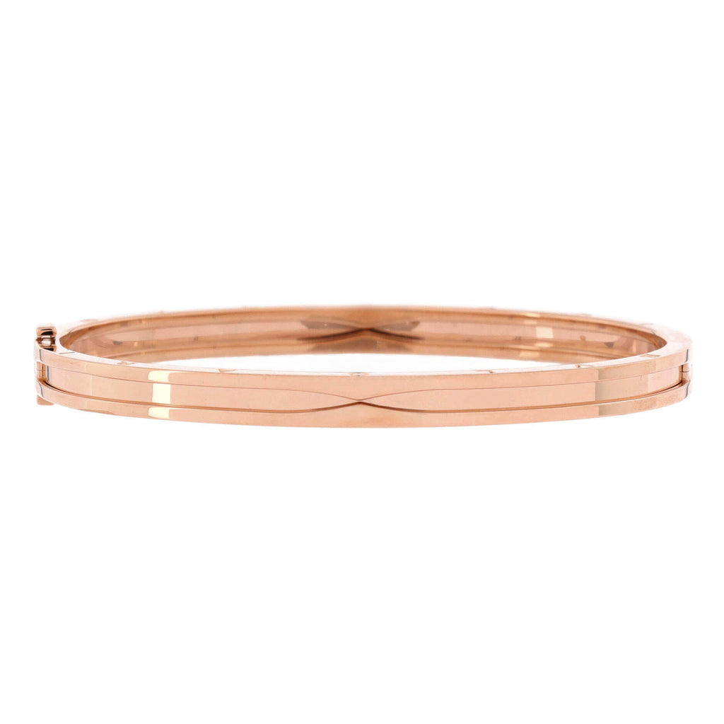B.Zero1 Hinged Bangle Bracelet 18K Rose Gold 5.5mm
