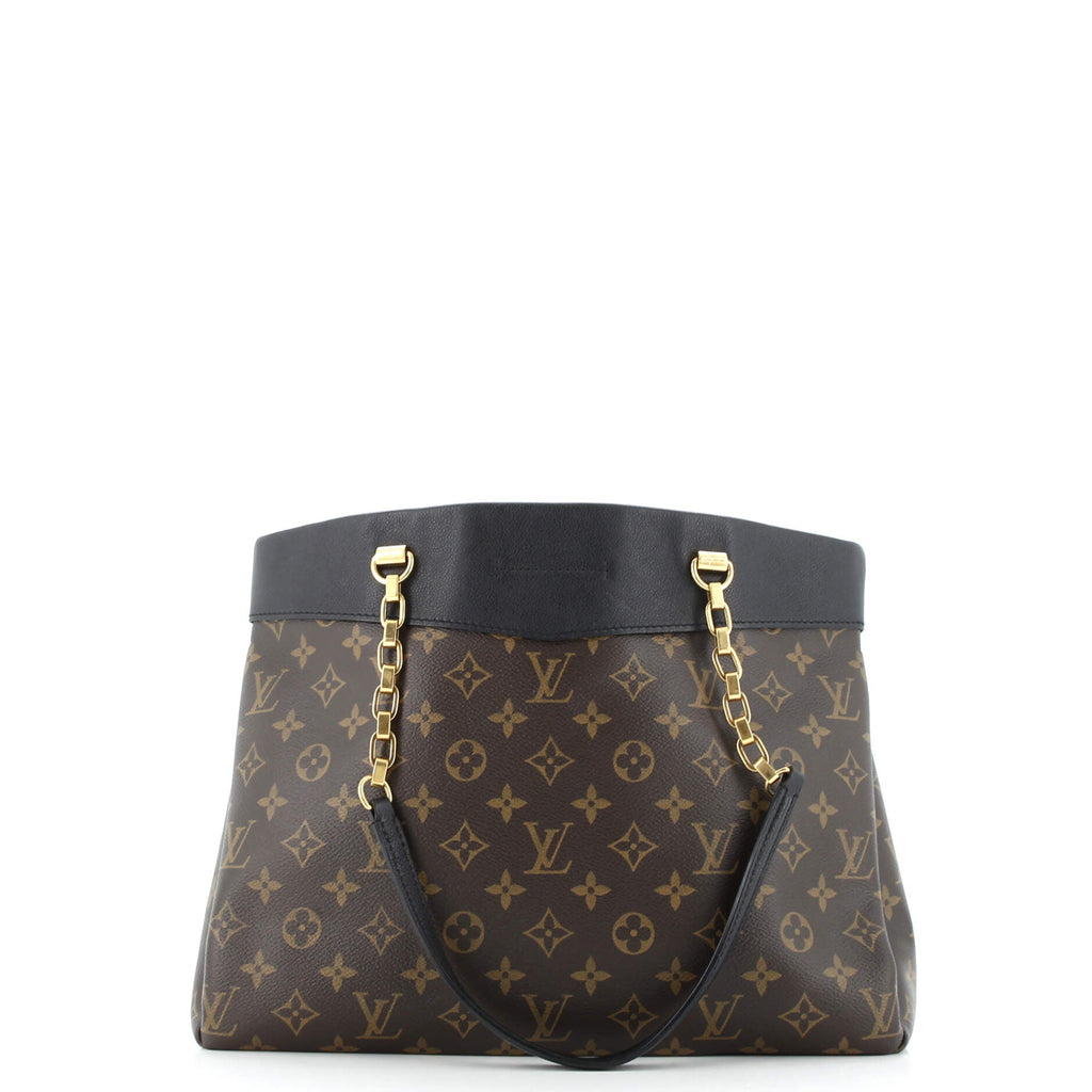 Pallas Shopper Monogram Canvas and Calfskin