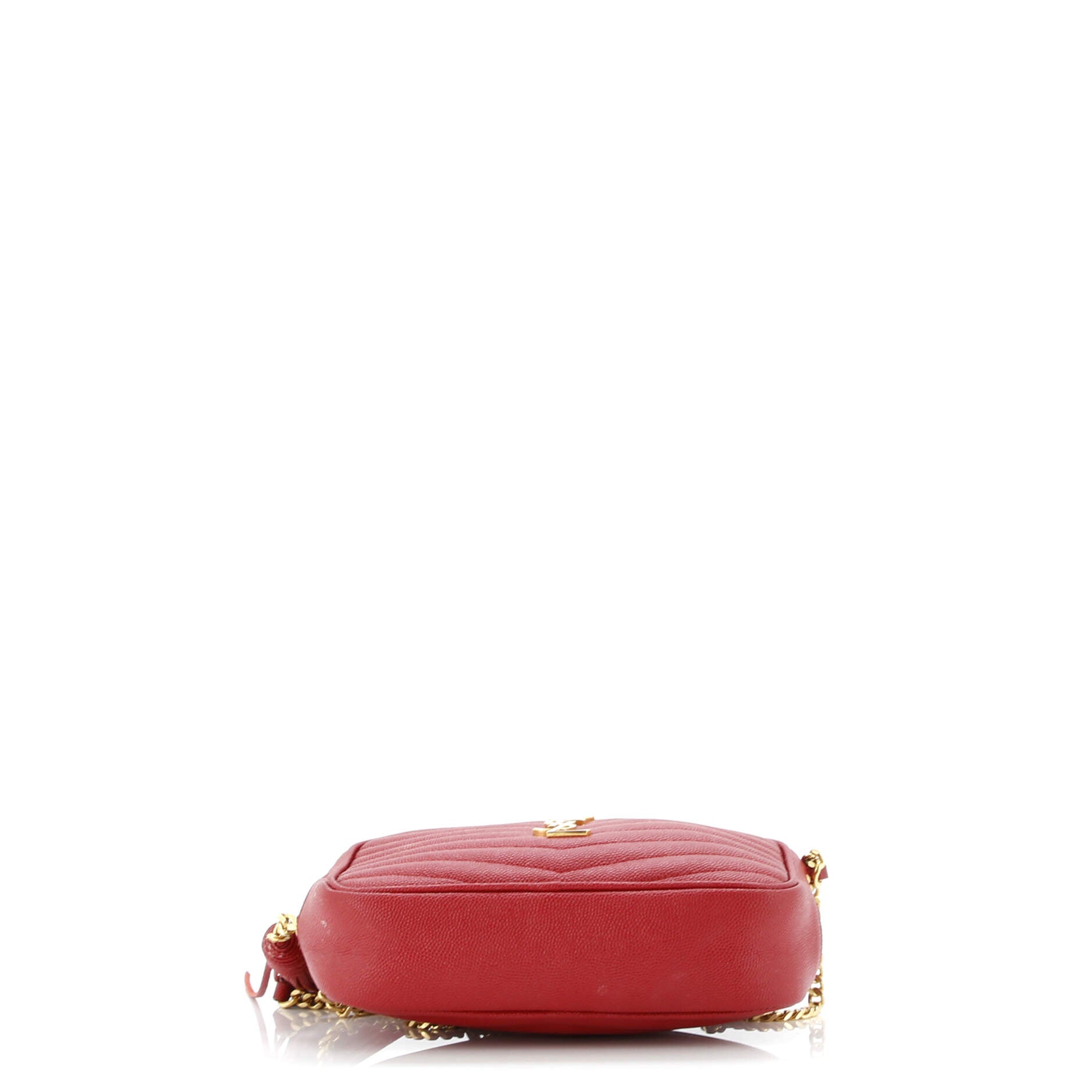 Lou Camera Bag Matelasse Chevron Leather Mini