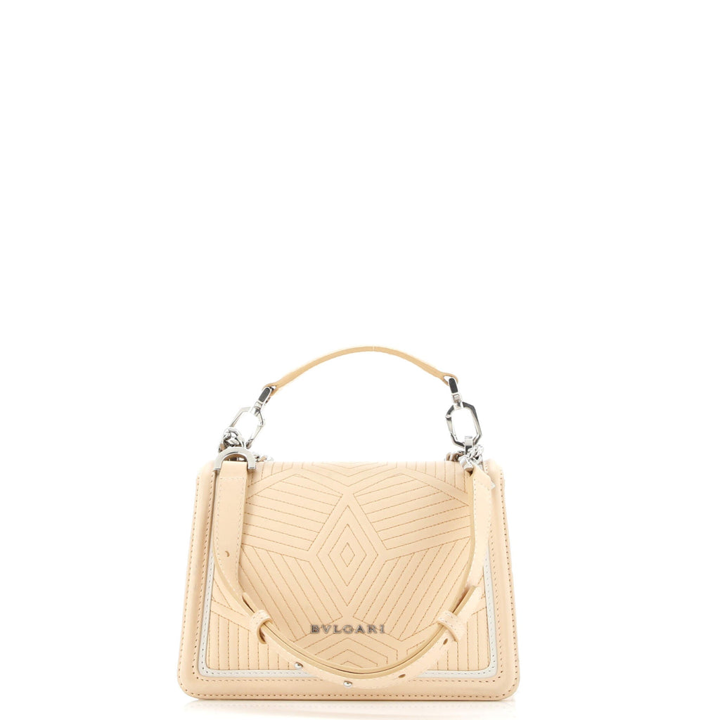 Serpenti Forever Top Handle Bag Quilted Leather Small