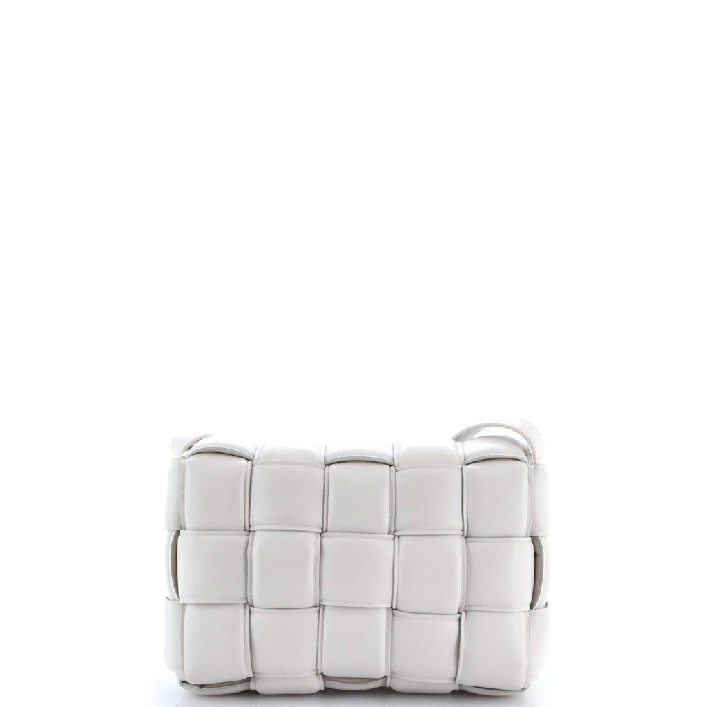 Cassette Crossbody Bag Padded Maxi Intrecciato Leather