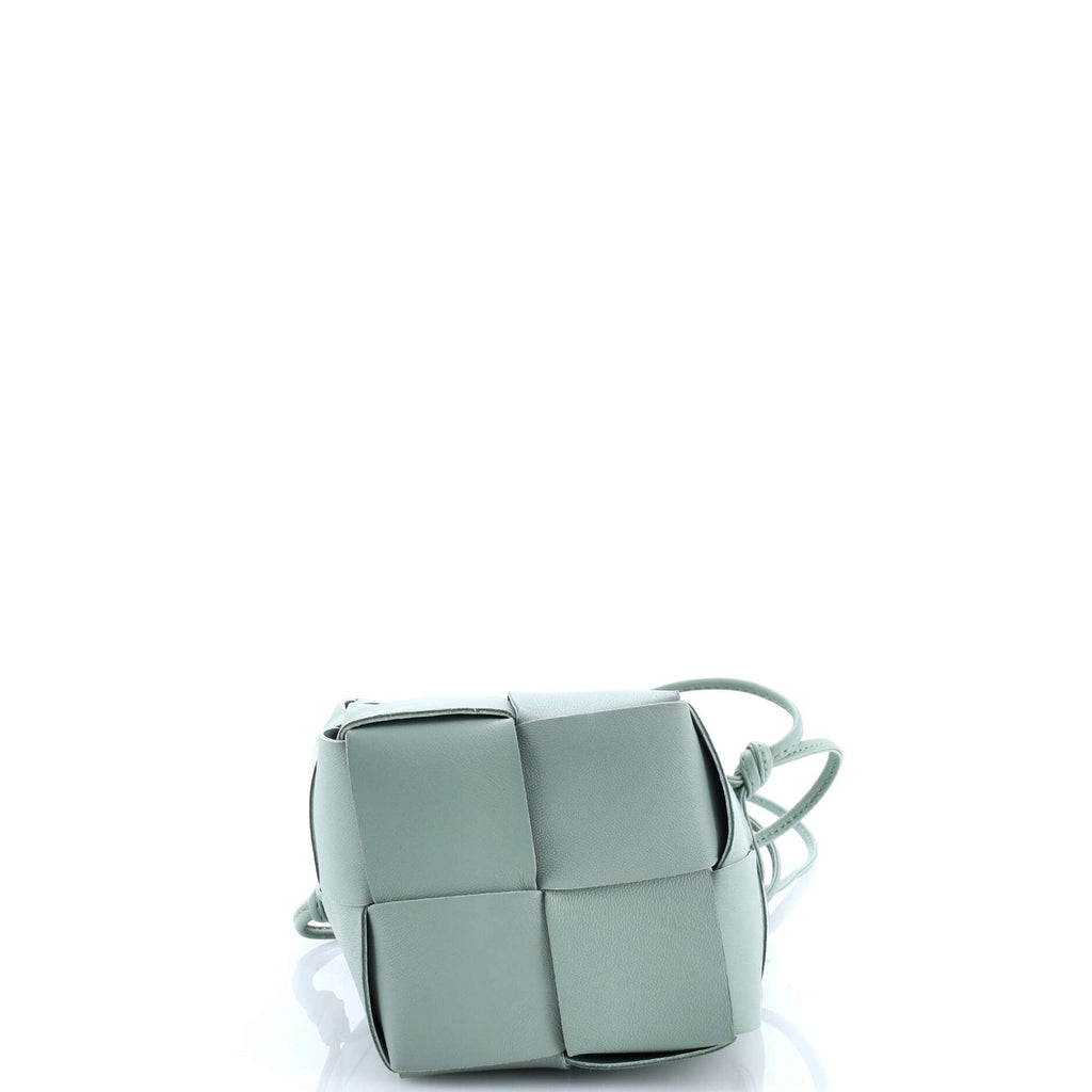 Cassette Bucket Bag Maxi Intrecciato Leather Mini