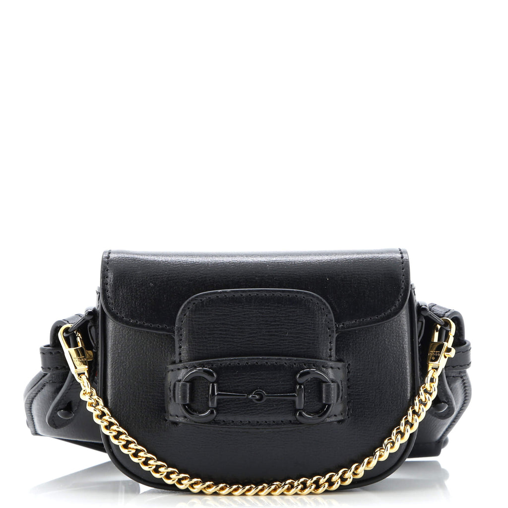 Horsebit 1955 Shoulder Bag Leather Super Mini