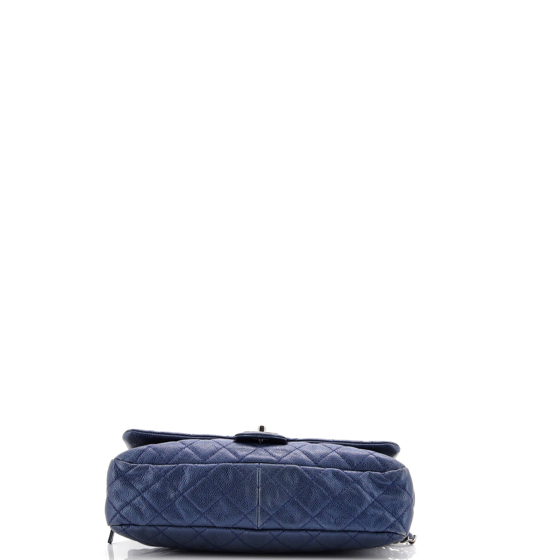 Easy Flap Bag Quilted Caviar Jumbo